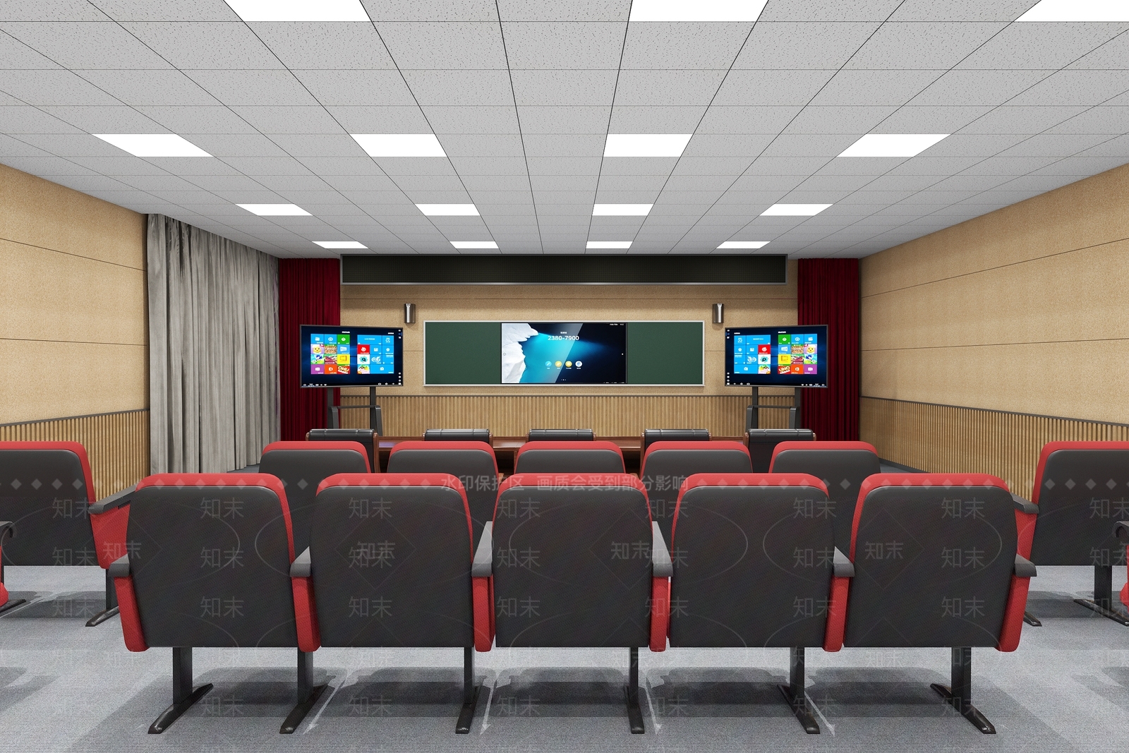教室3D模型下载【ID:1147430921】