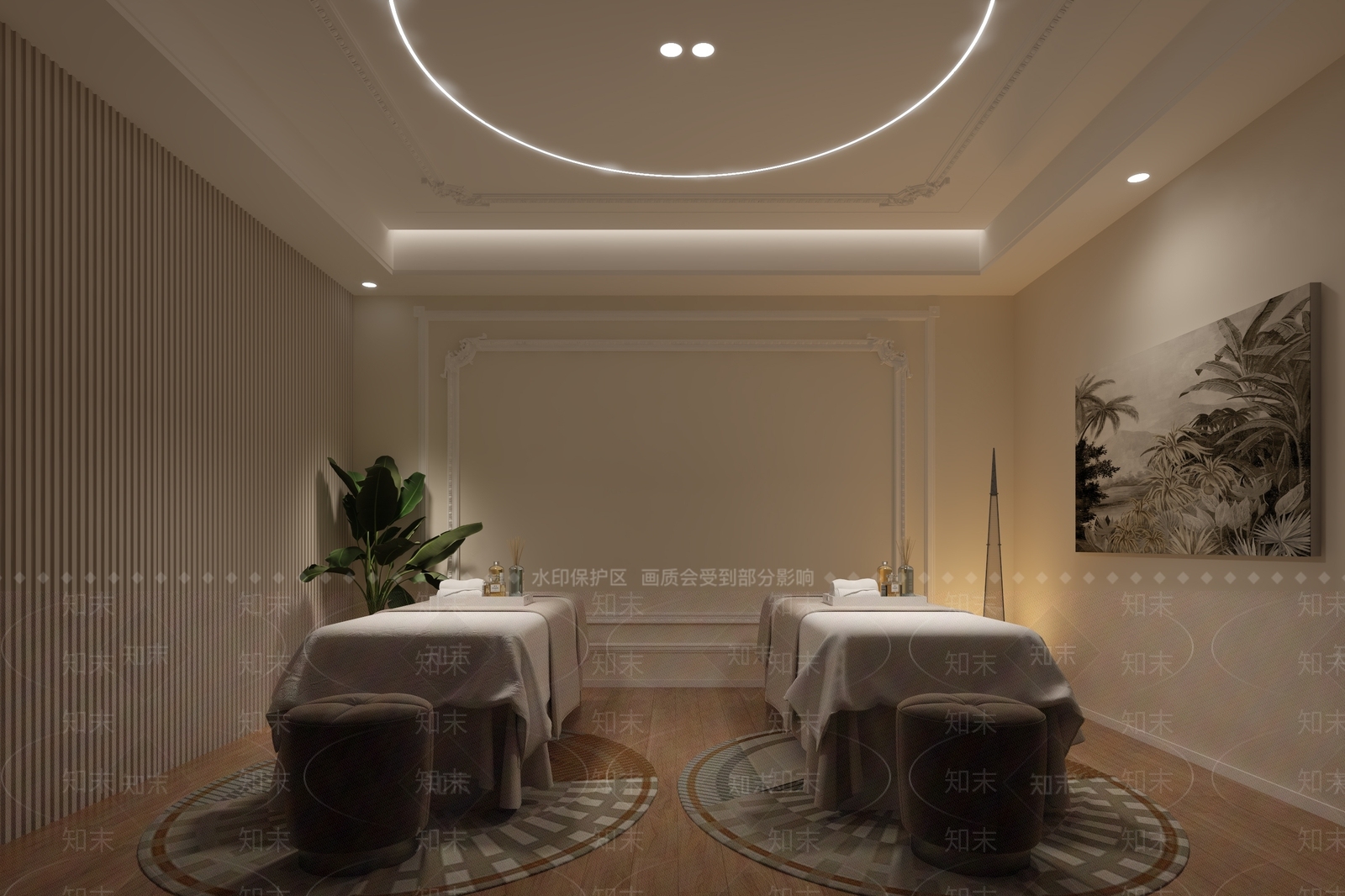 法式美容SPA3D模型下载【ID:1147437293】