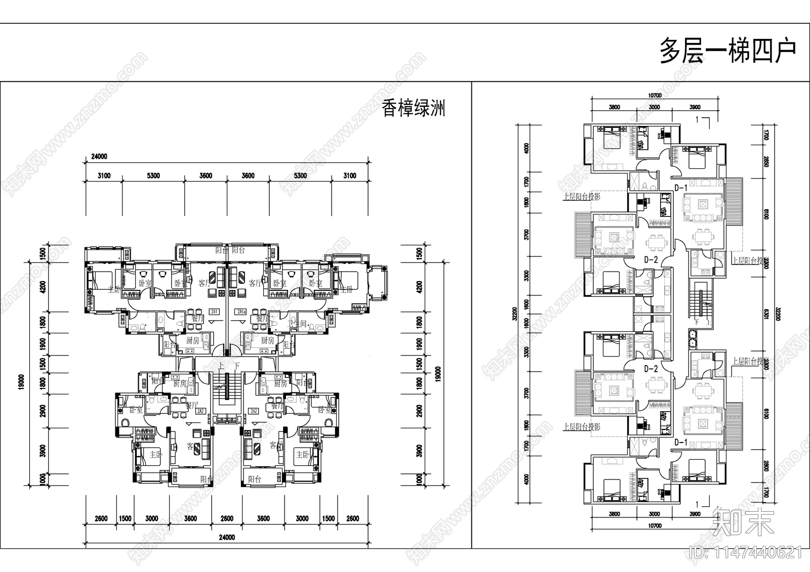 15种住宅区建筑cad施工图下载【ID:1147440621】