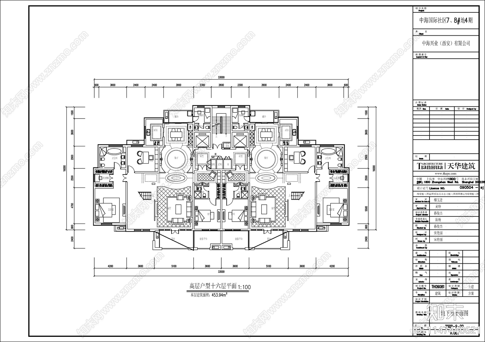 15种住宅区建筑cad施工图下载【ID:1147440621】