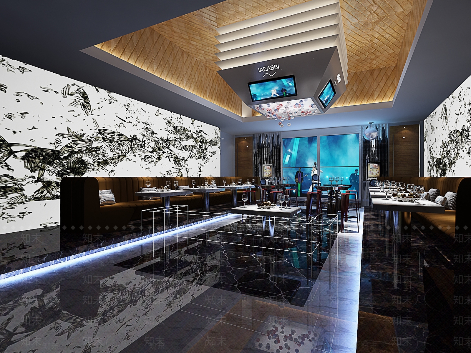 现代风格酒吧3D模型下载【ID:1147443037】