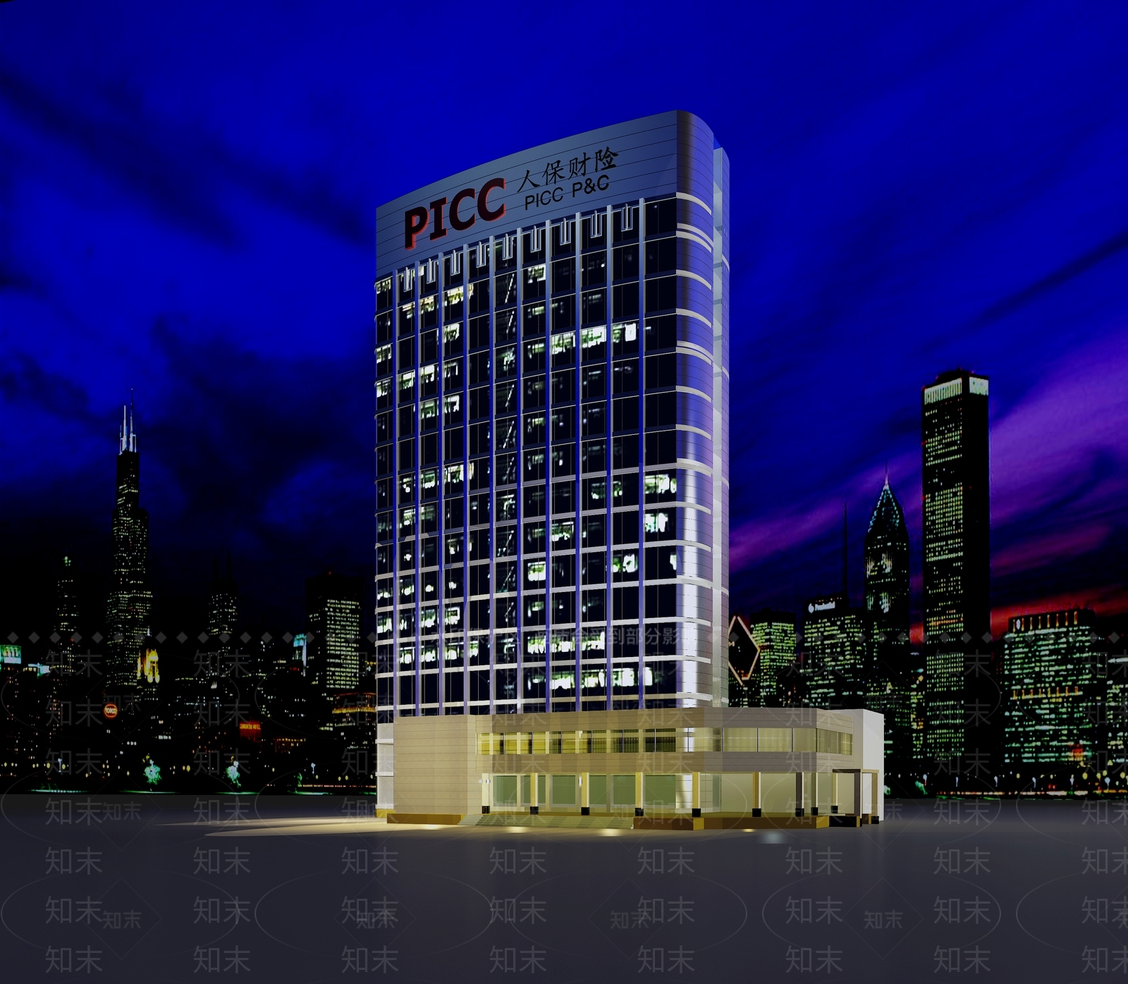 现代别墅农村住宅自建房外墙建筑造型3D模型下载【ID:1147459723】