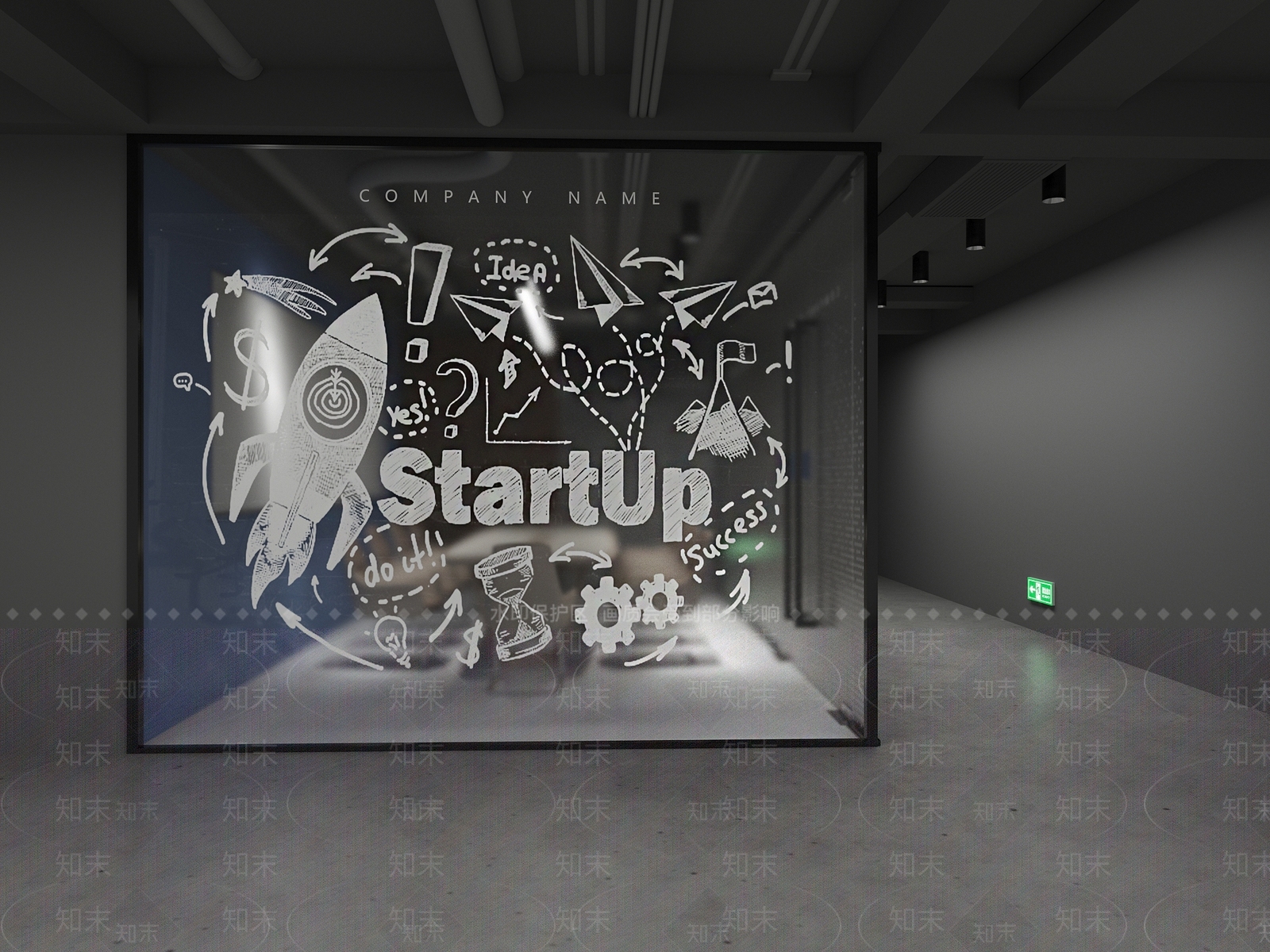 玻璃贴3D模型下载【ID:1147467960】