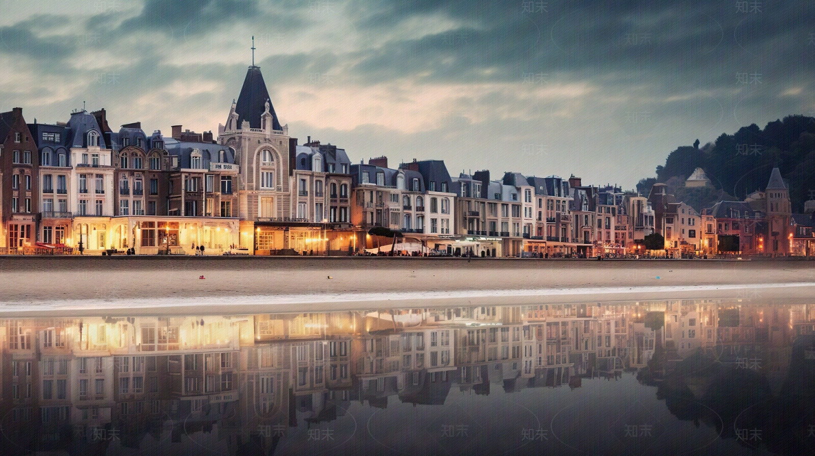 欧式城堡城市外景贴图下载【ID:1147480756】