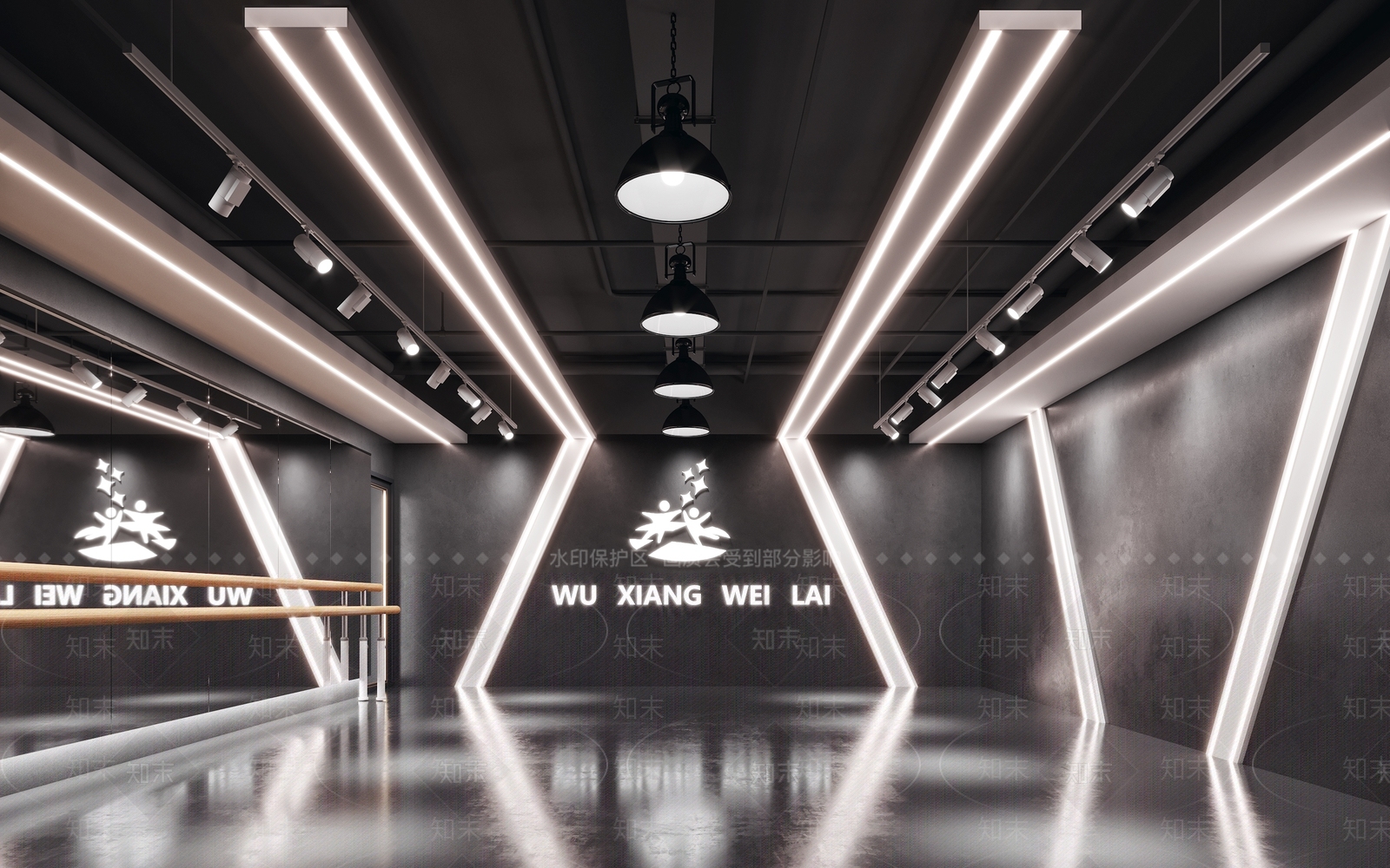 舞蹈教室3D模型下载【ID:1147483294】