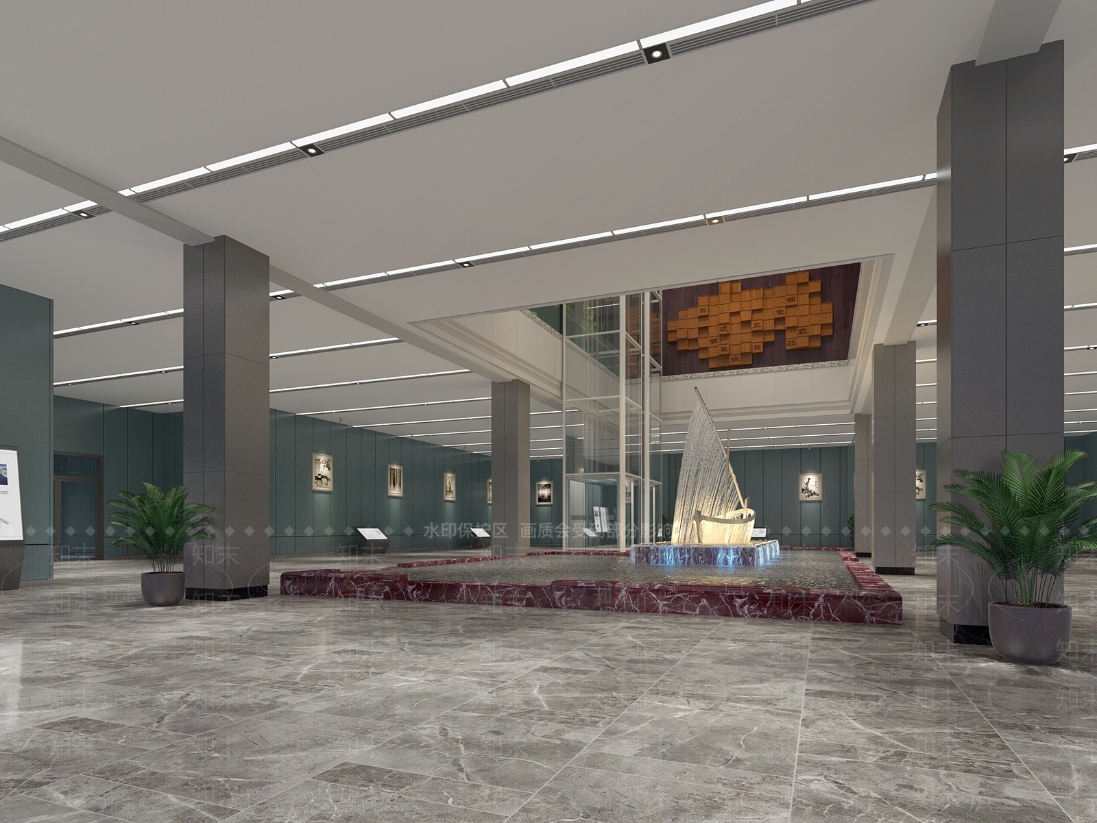 图书馆3D模型下载【ID:1147494474】