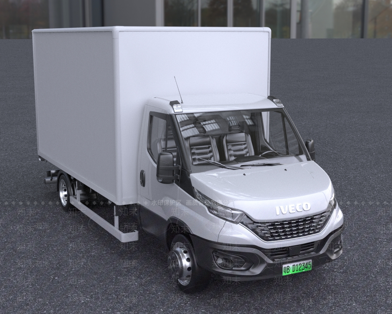 货拉拉中小型货车运输载具3D模型下载【ID:1147503225】