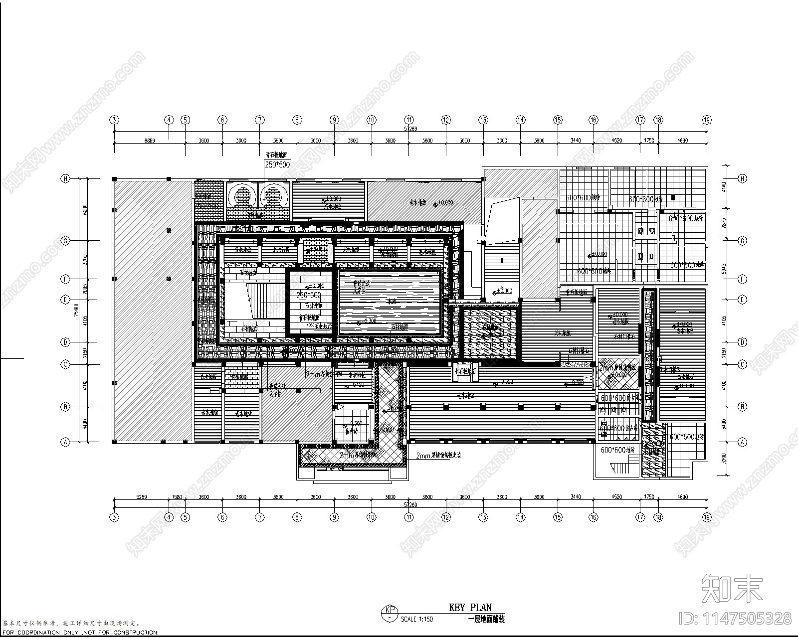 现代餐厅室内cad施工图下载【ID:1147505328】