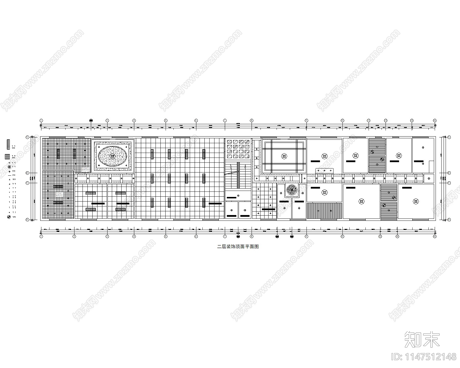 现代办公室设计室内cad施工图下载【ID:1147512148】