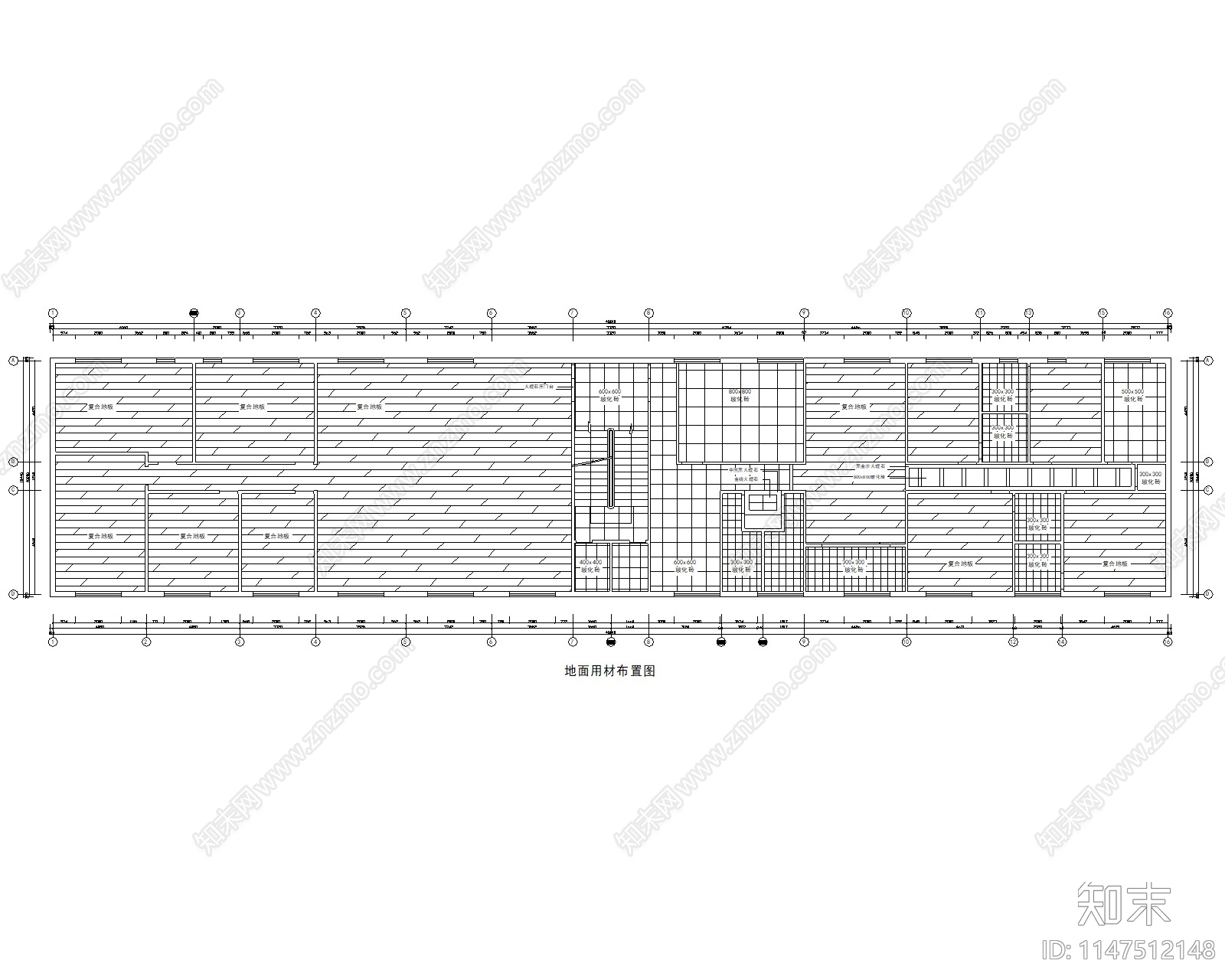 现代办公室设计室内cad施工图下载【ID:1147512148】