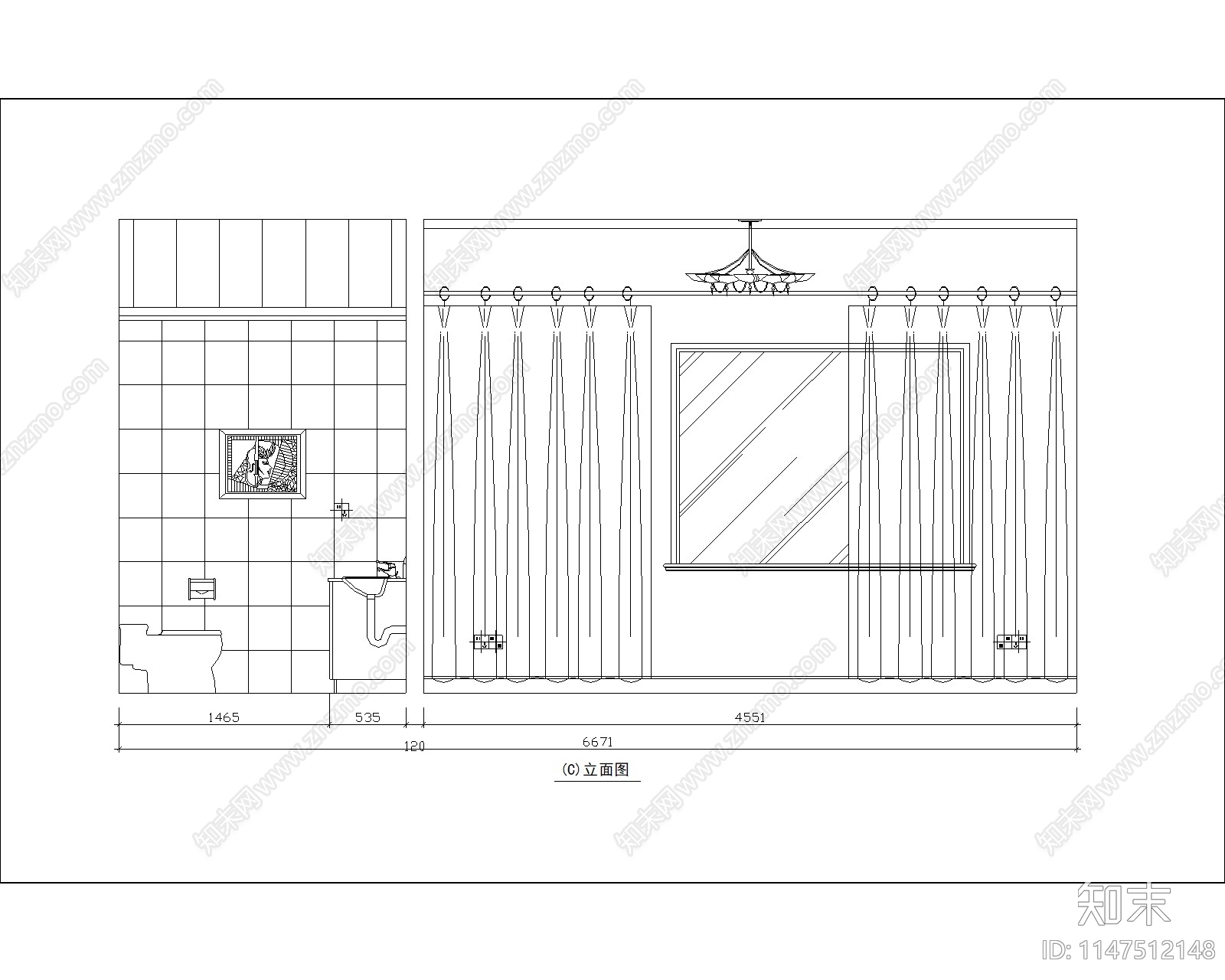 现代办公室设计室内cad施工图下载【ID:1147512148】
