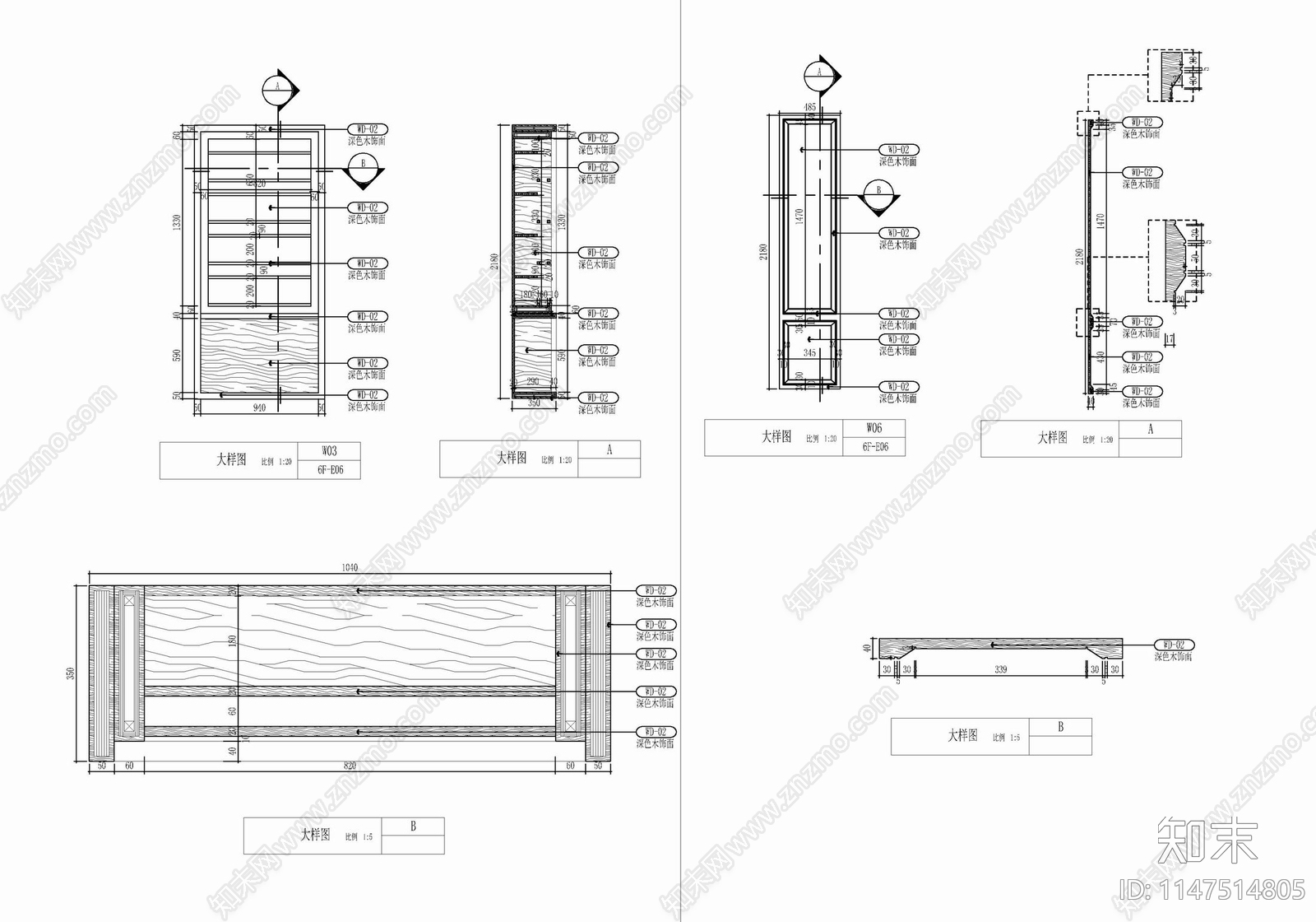 游泳池酒吧休闲娱乐室内cad施工图下载【ID:1147514805】