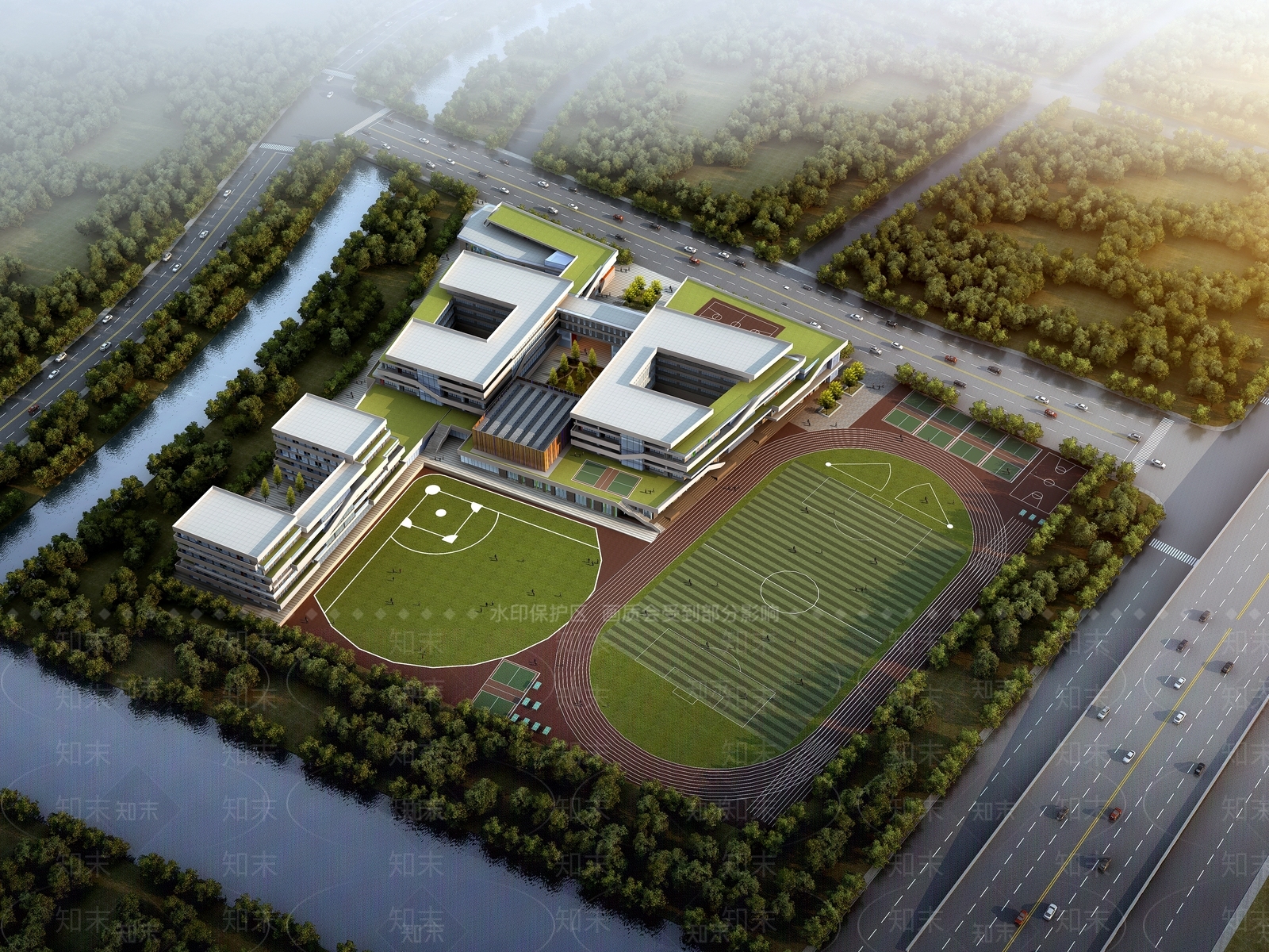 国际学校3D模型下载【ID:1147515641】