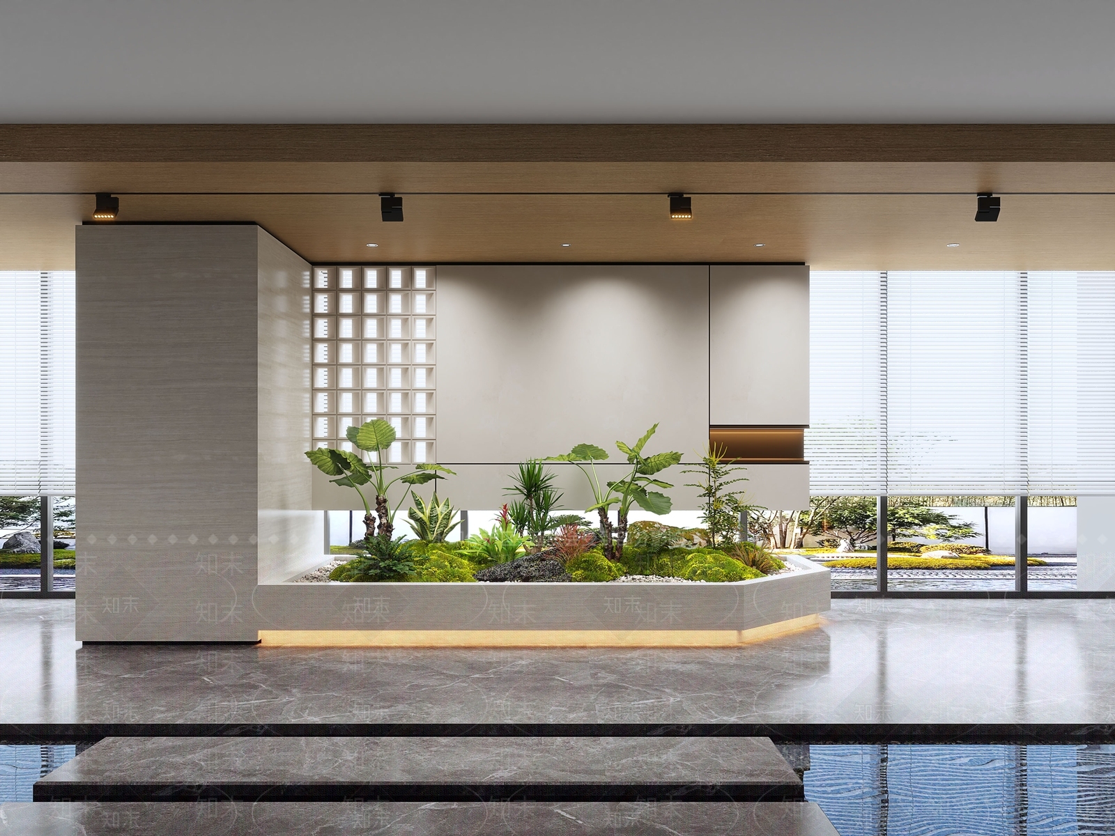 室内景观SU模型精品下载_SketchUp模型_知末网
