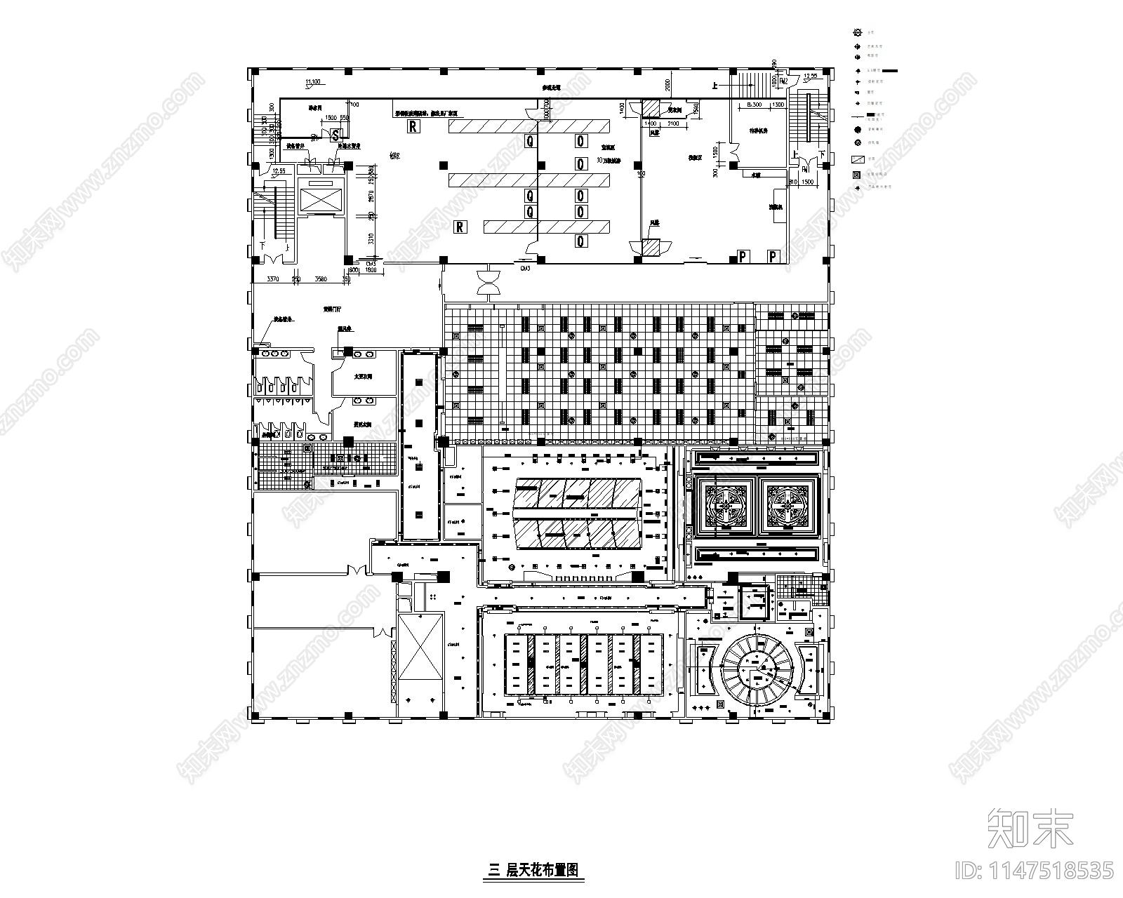 现代办公室设计室内cad施工图下载【ID:1147518535】