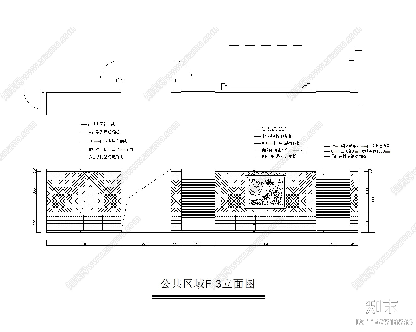 现代办公室设计室内cad施工图下载【ID:1147518535】