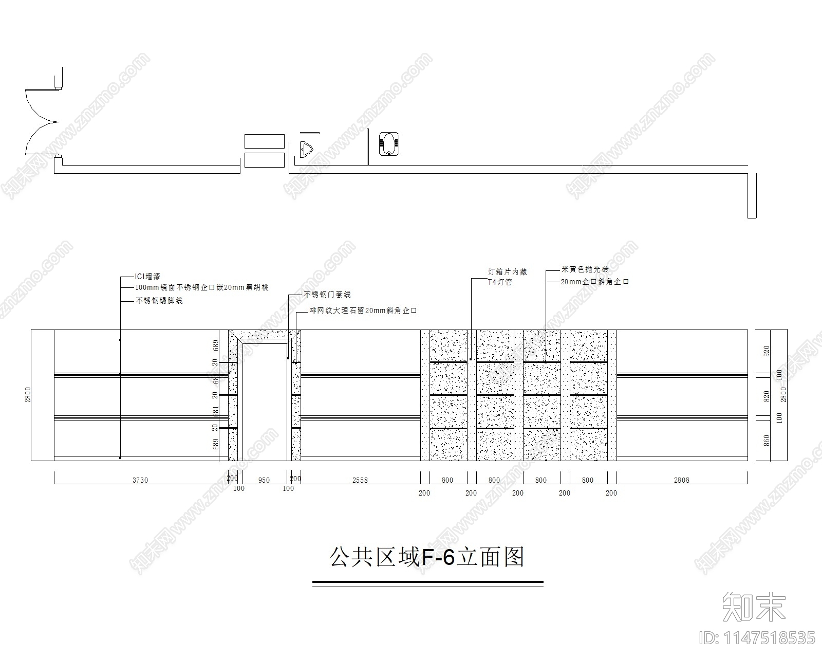 现代办公室设计室内cad施工图下载【ID:1147518535】