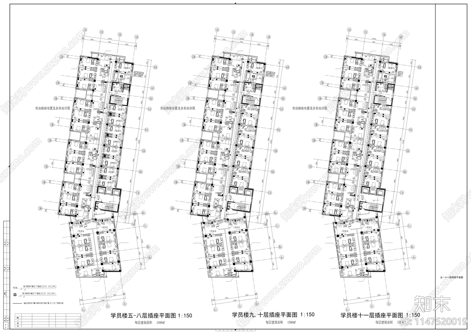 某市单位办公楼电气工程cad施工图下载【ID:1147520019】