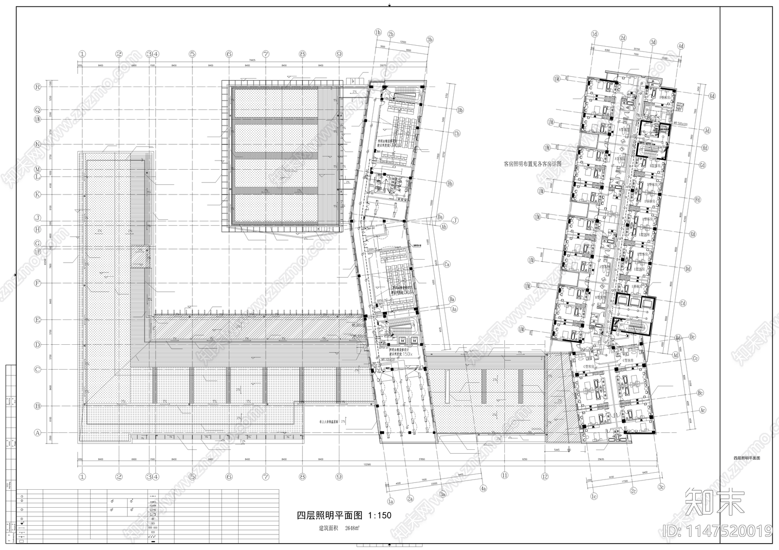 某市单位办公楼电气工程cad施工图下载【ID:1147520019】