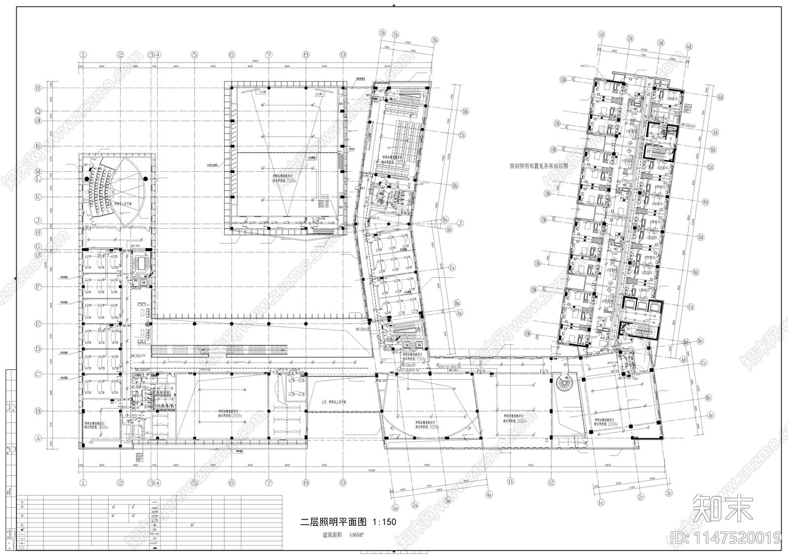 某市单位办公楼电气工程cad施工图下载【ID:1147520019】