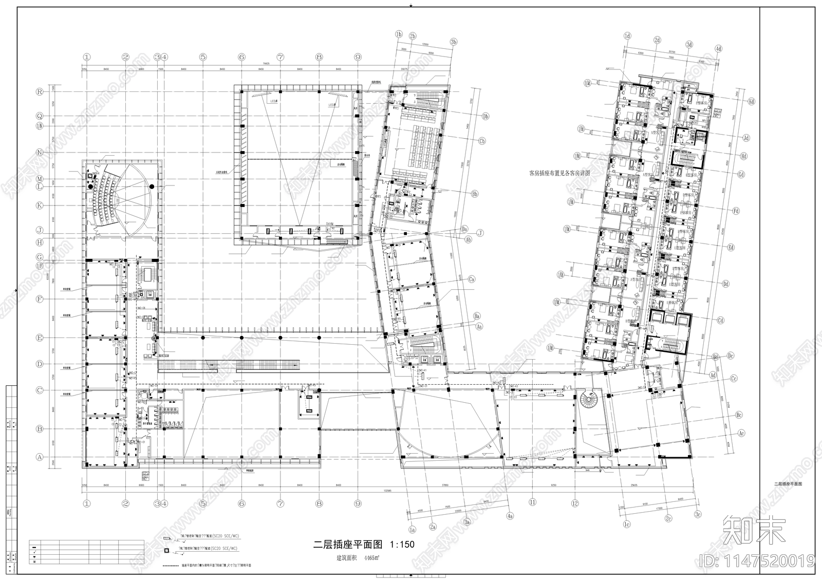 某市单位办公楼电气工程cad施工图下载【ID:1147520019】