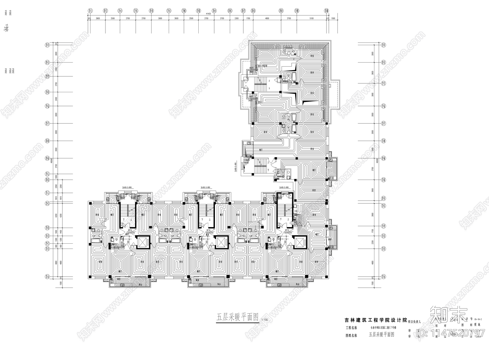 高层商品房暖通cad施工图下载【ID:1147520797】