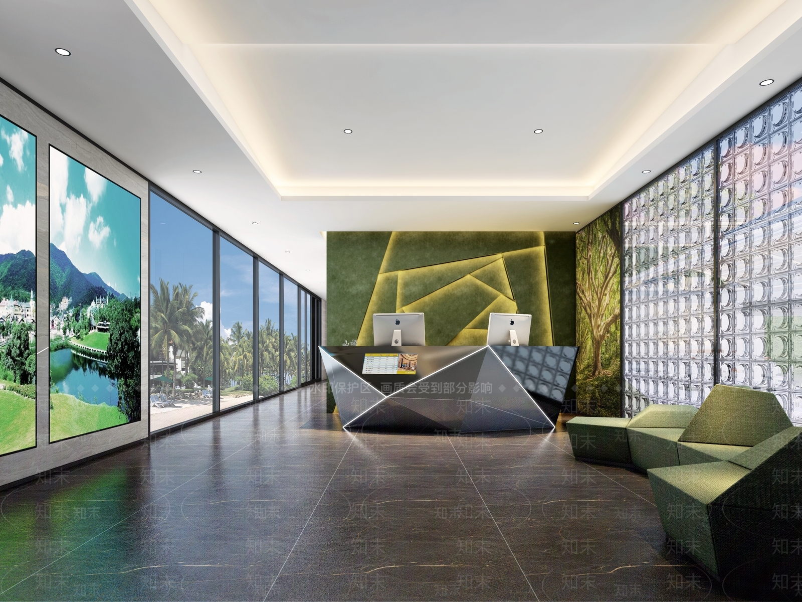 民宿接待大厅3D模型下载【ID:1147521269】