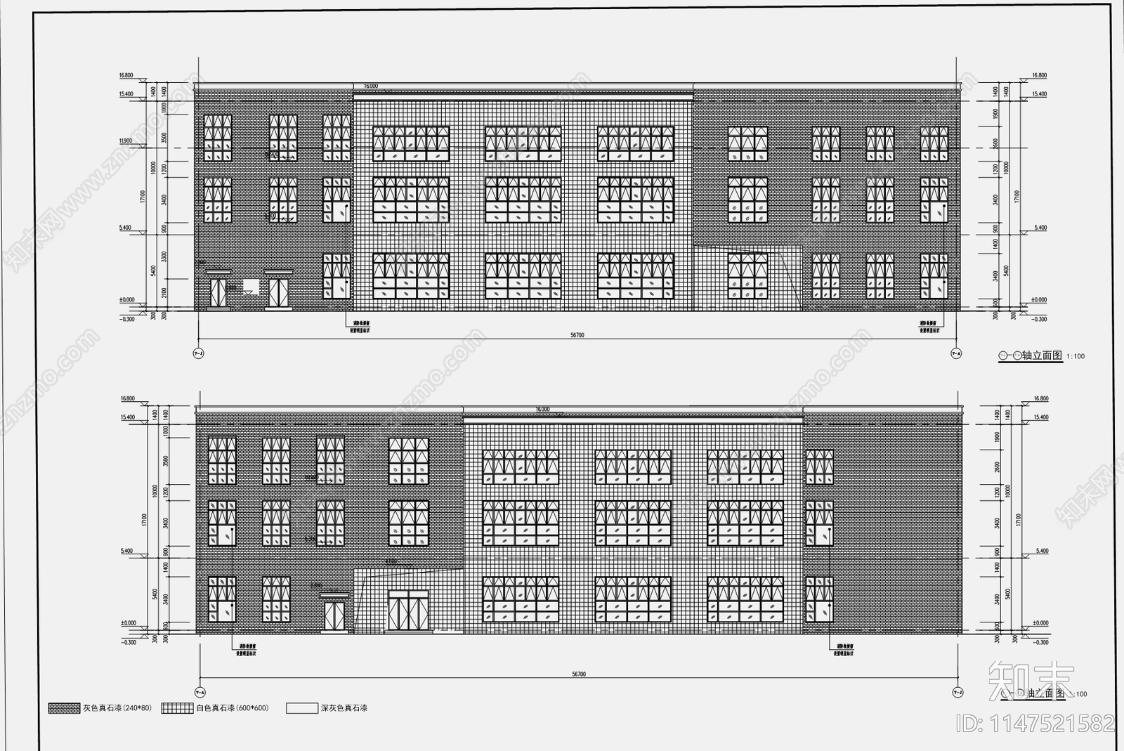 现代中学体育馆天正建筑施工图下载【ID:1147521582】