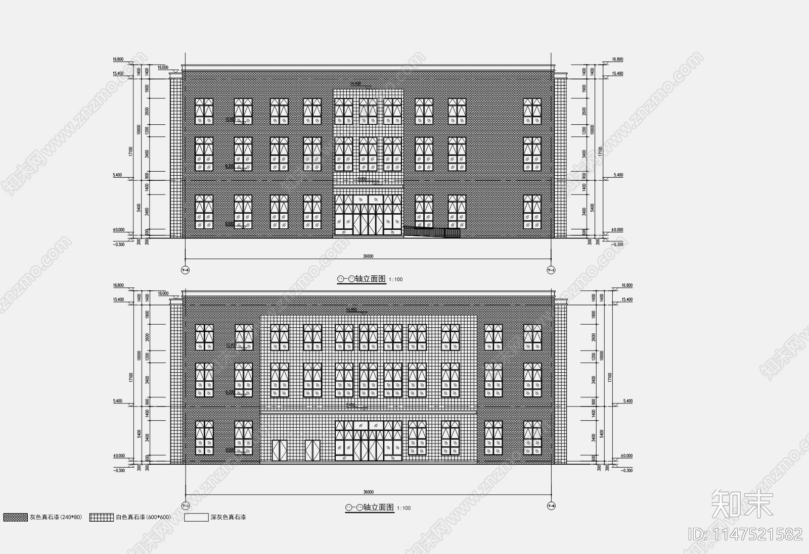 现代中学体育馆天正建筑施工图下载【ID:1147521582】