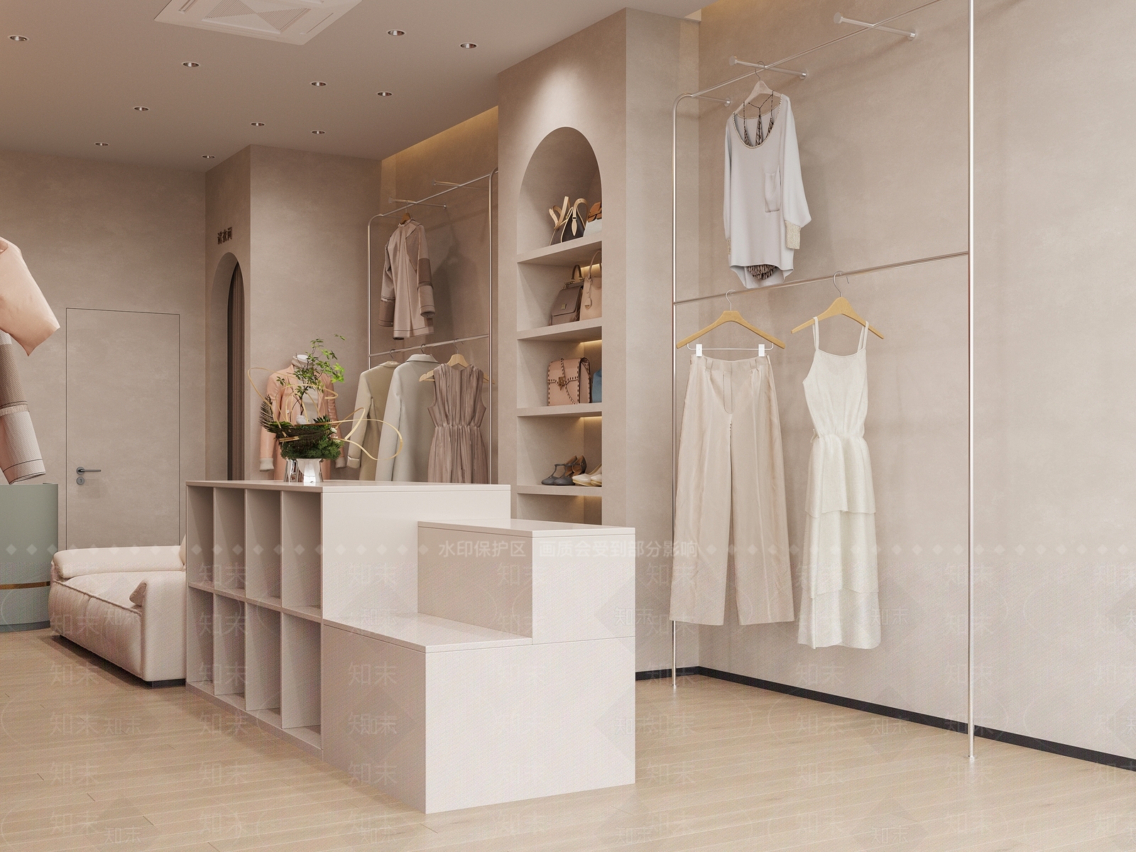 服装店3D模型下载【ID:1147522811】