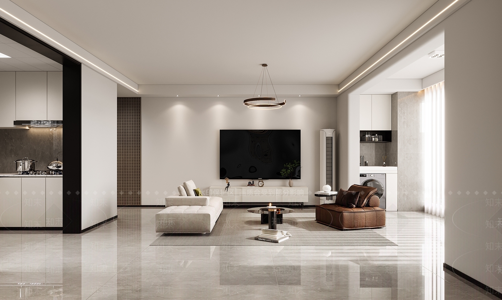 道亨效果图设计丨客餐厅3D模型下载【ID:1147528913】