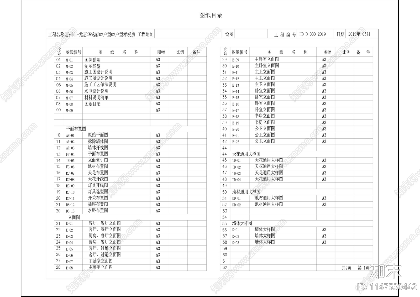 制图规范线性施工说明材料表cad施工图下载【ID:1147530442】