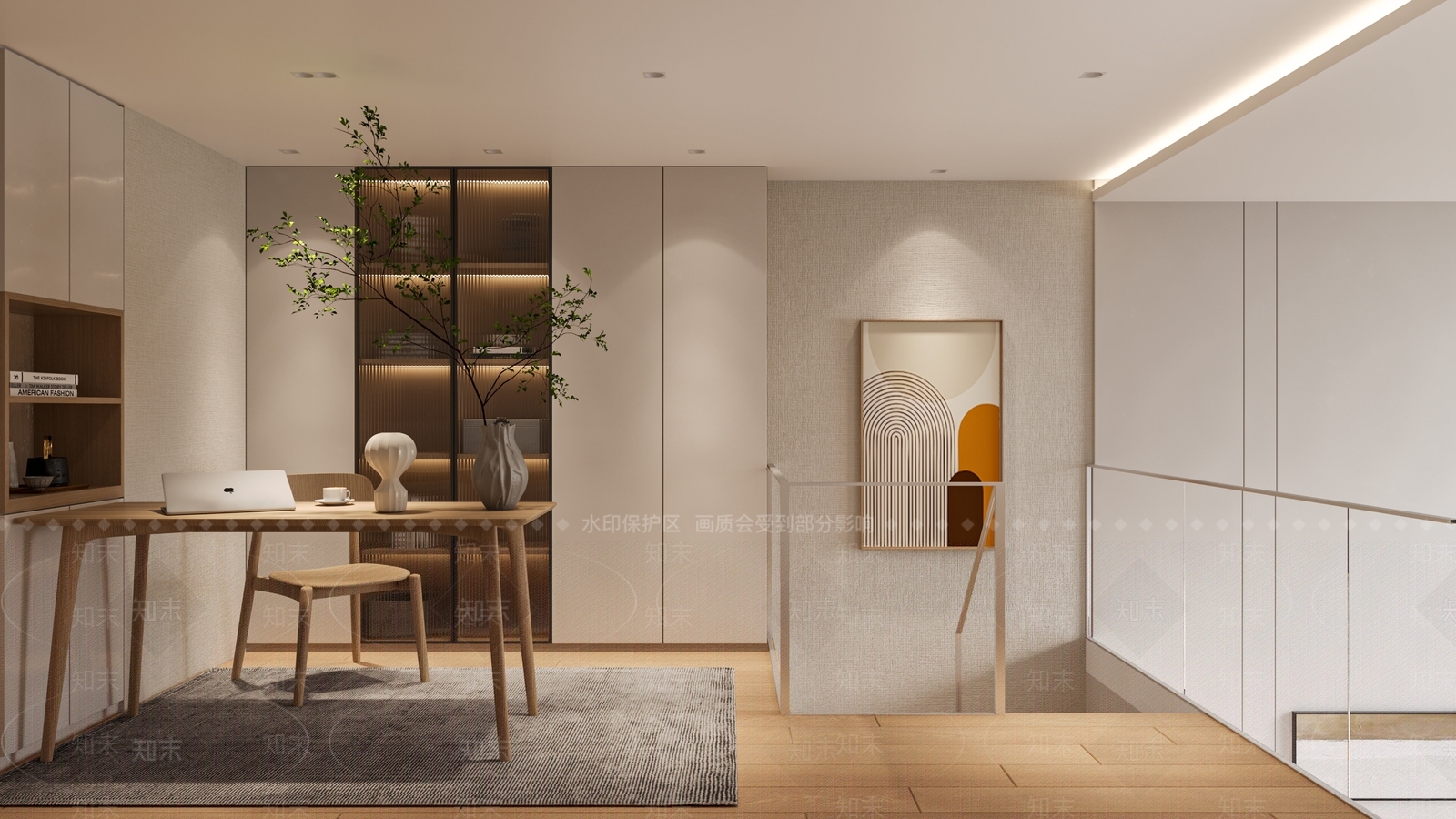 LOFT单身公寓3D模型下载【ID:1147566364】