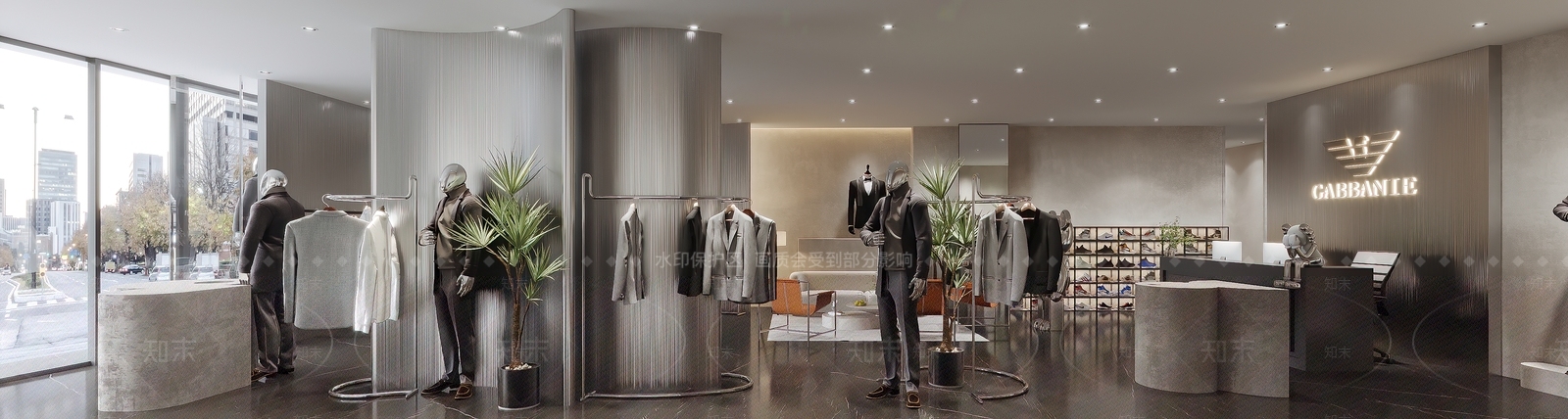 现代服装店3D模型下载【ID:1147533120】