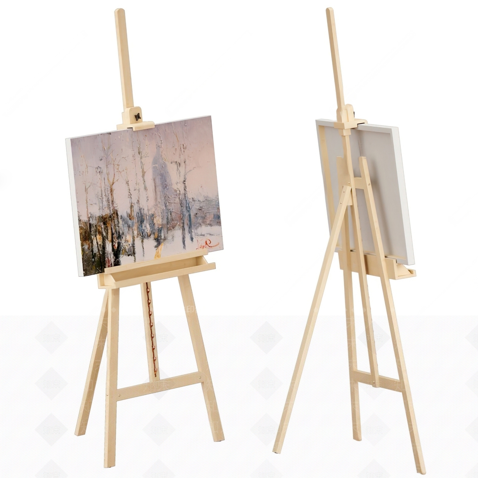 现代画架SU模型下载【ID:1147537444】