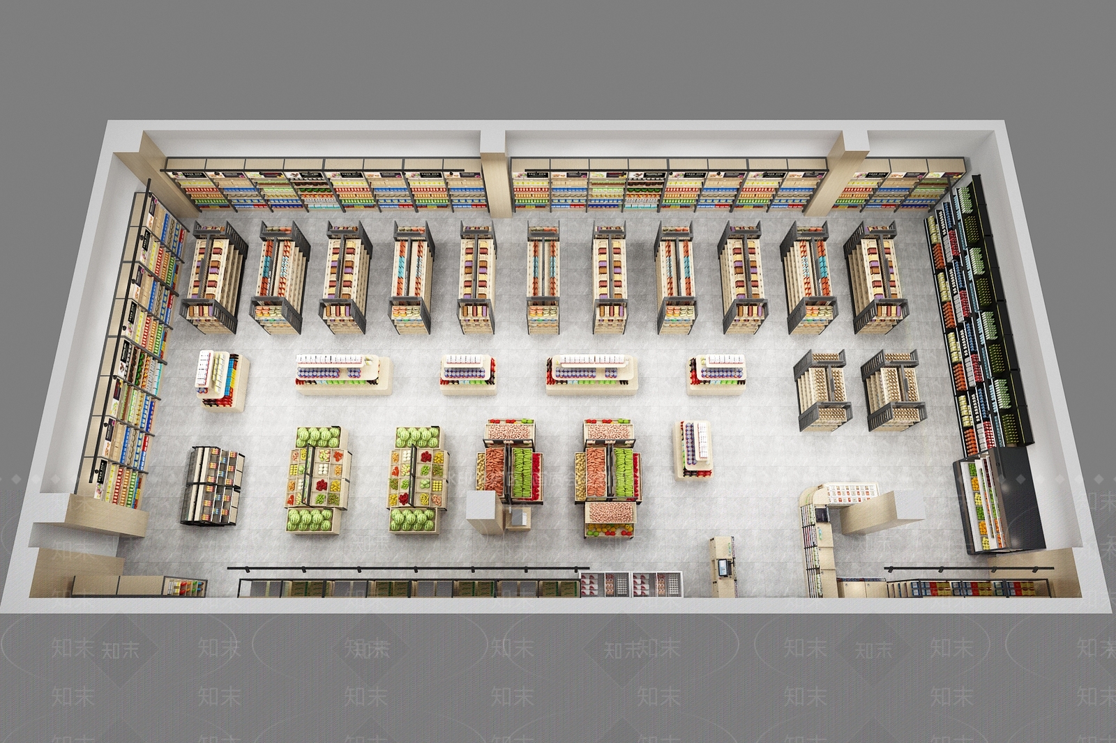 超市3D模型下载【ID:1147539970】