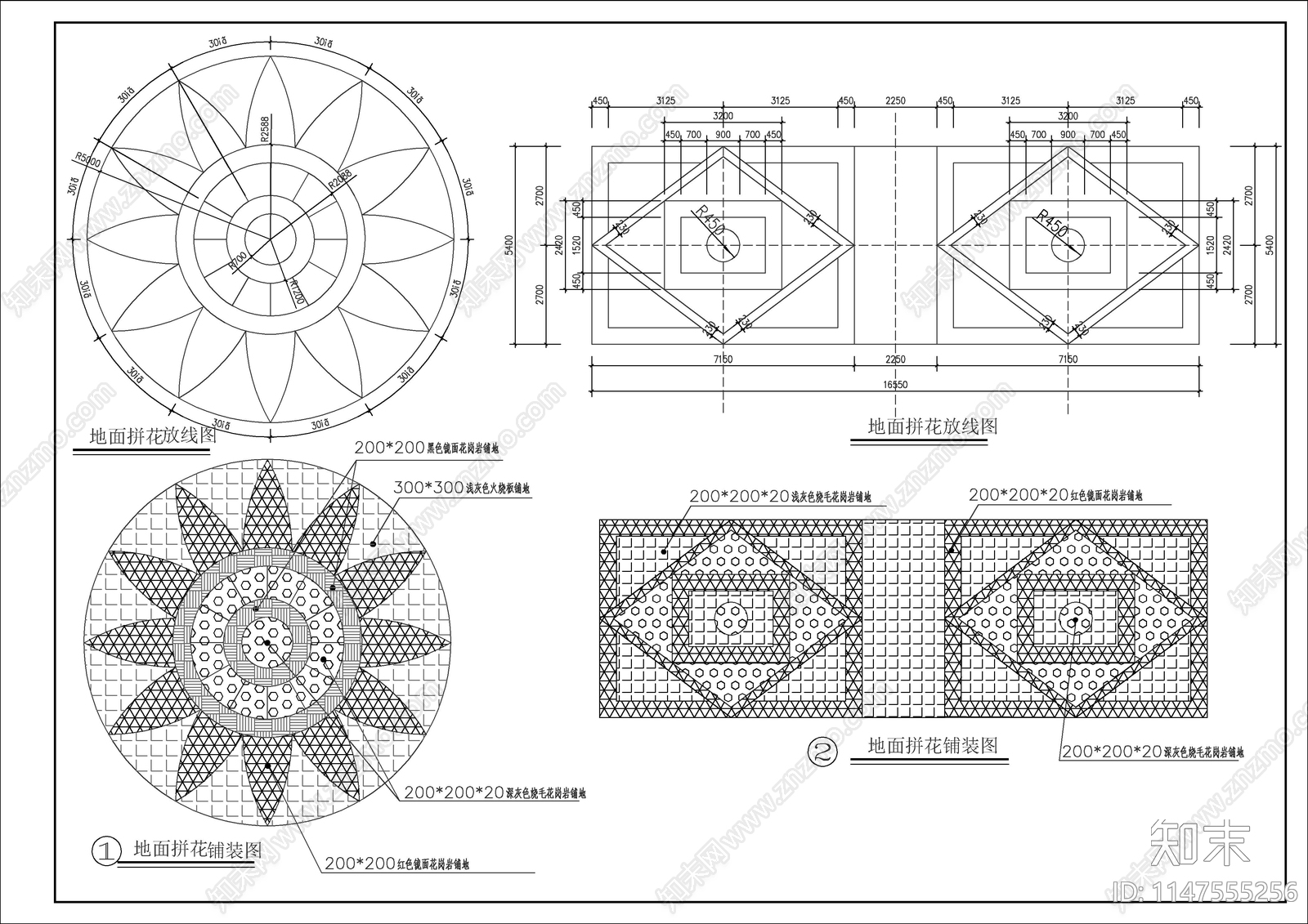 28套医院疗养院绿化景观cad施工图下载【ID:1147555256】