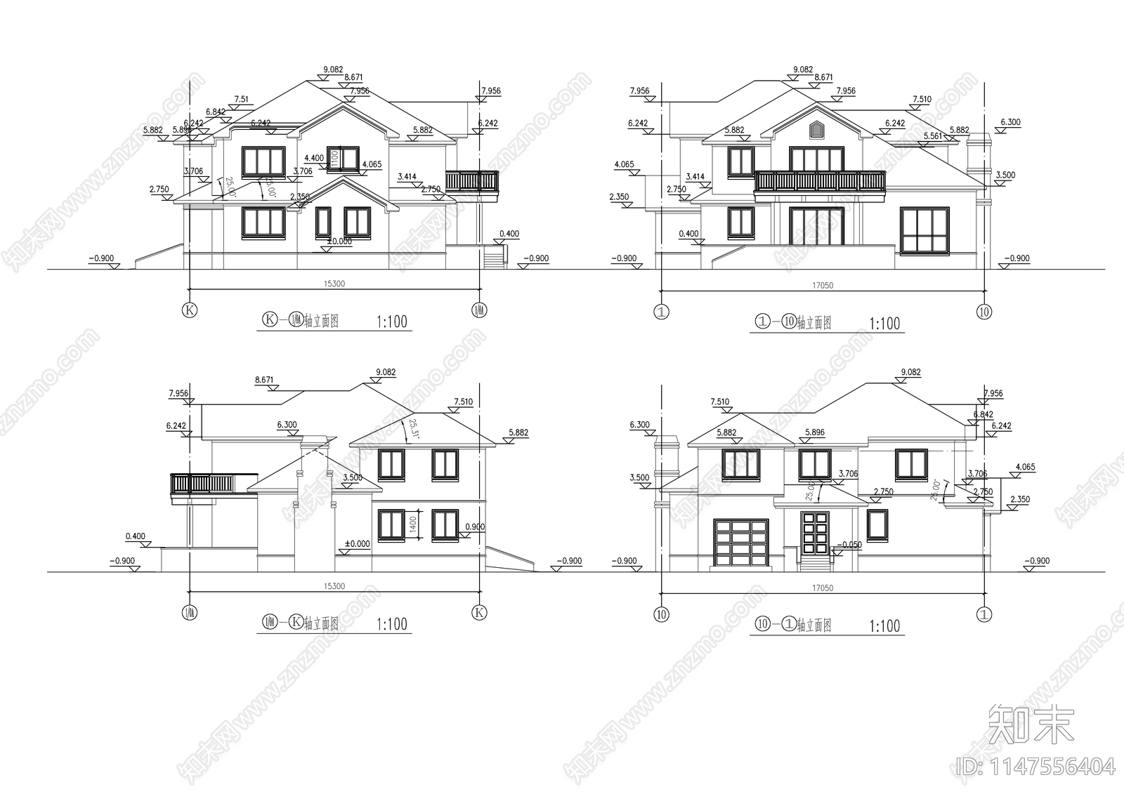 两层农村自建房建筑施工图下载【ID:1147556404】