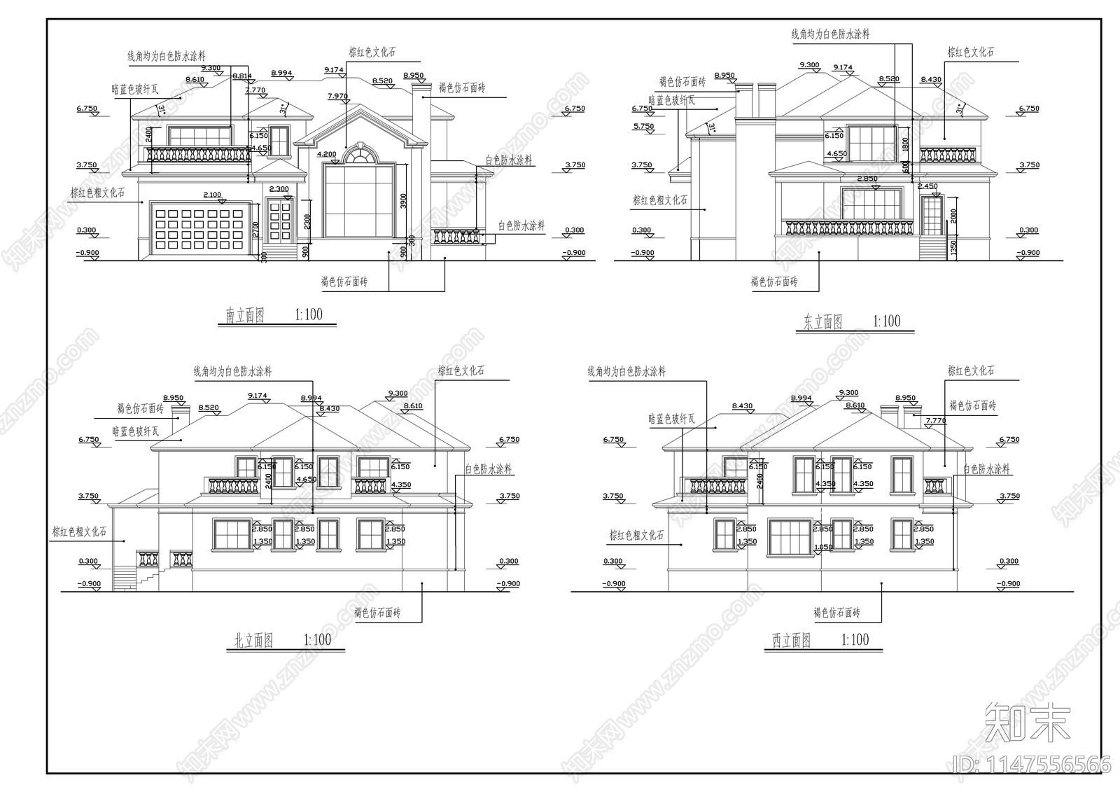 两层农村自建房建筑施工图下载【ID:1147556566】