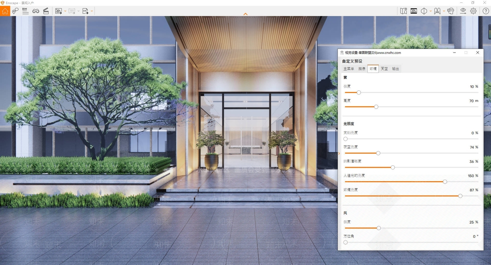 现代入户门SU模型下载【ID:1147634042】