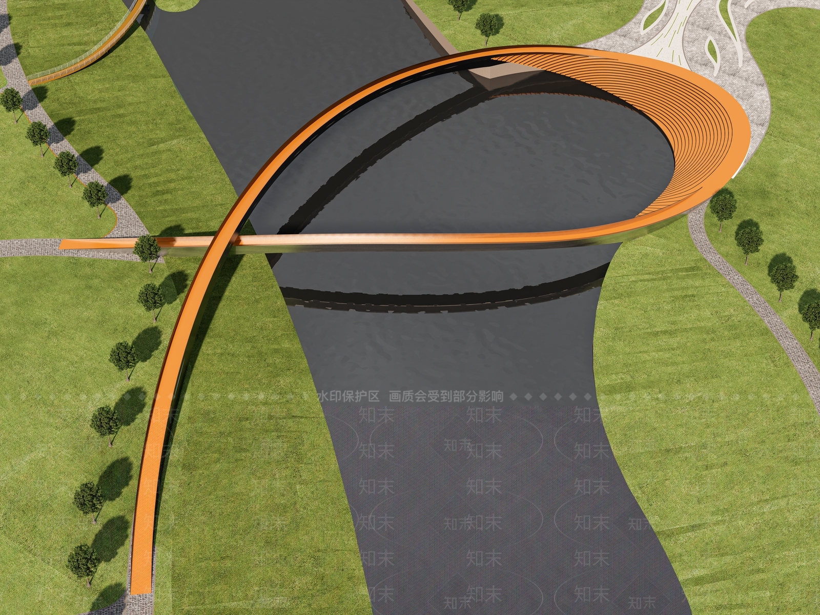 现代天桥SU模型下载【ID:1147641233】