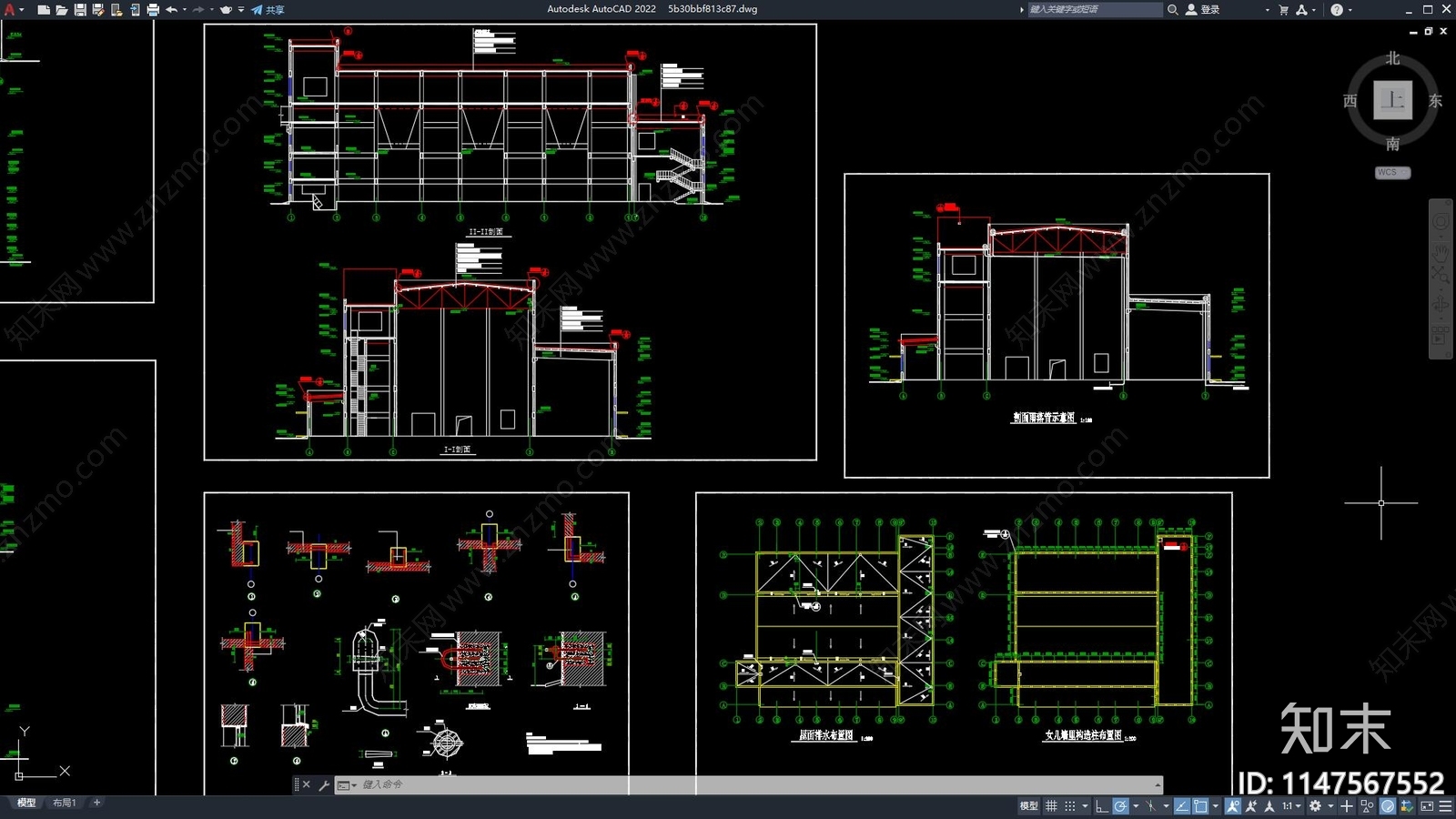 供热站建筑cad施工图下载【ID:1147567552】