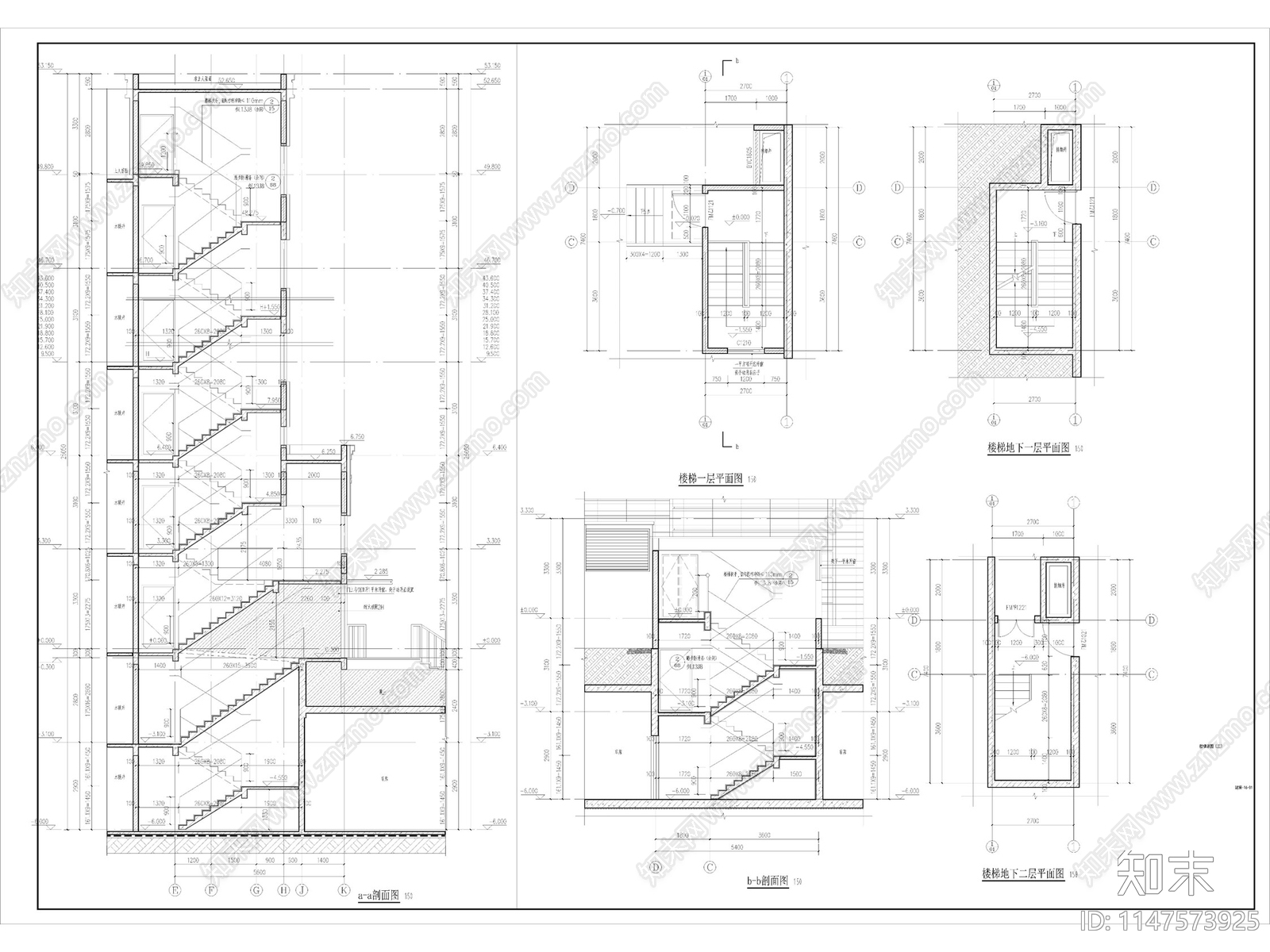 现代风格17层高层住宅楼效果图cad施工图下载【ID:1147573925】