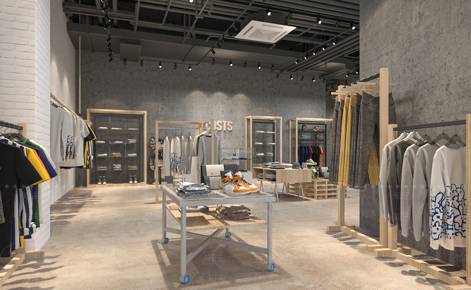 服装店3D模型下载【ID:1147591211】