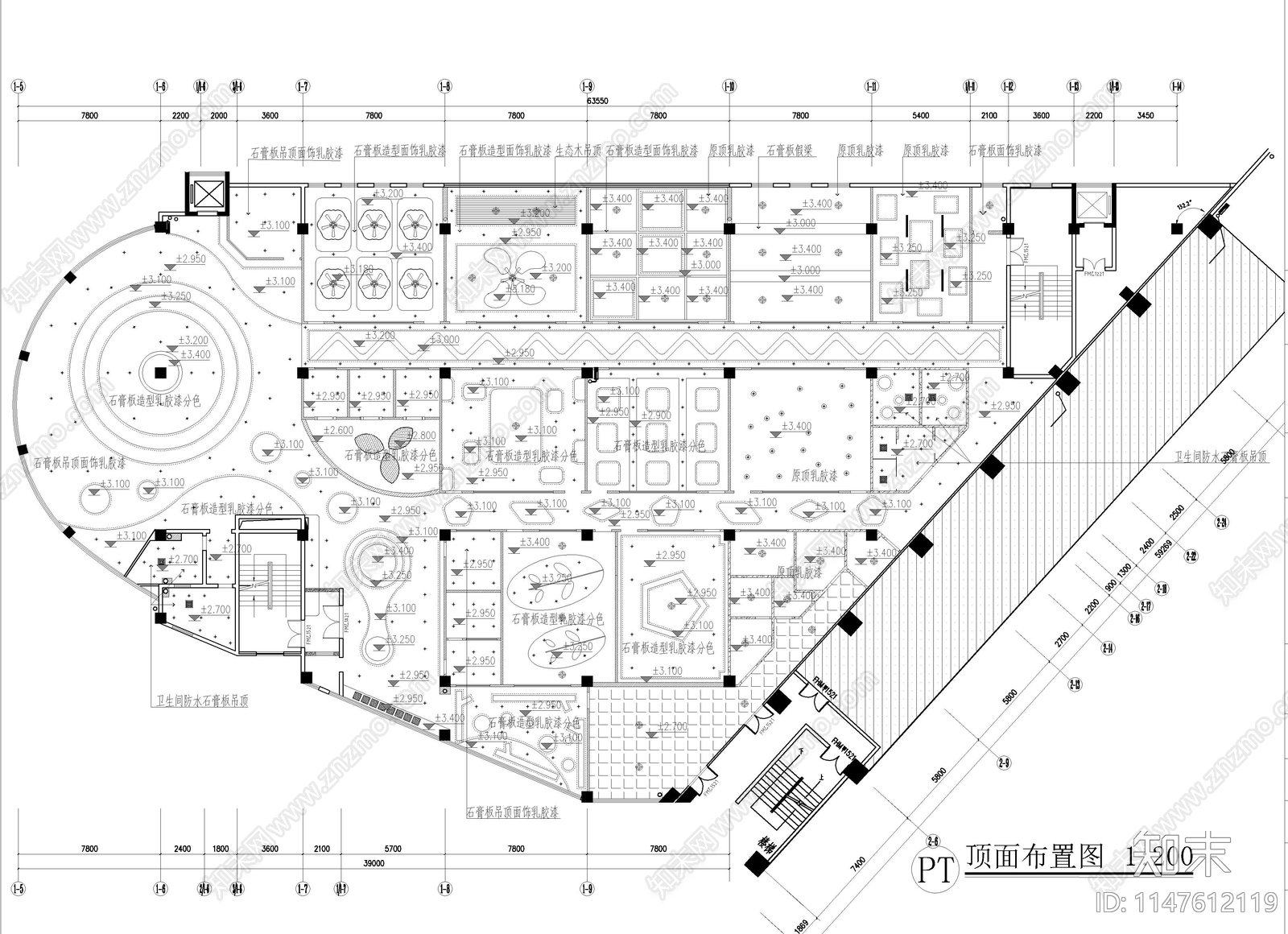 红太阳幼儿园cad施工图下载【ID:1147612119】