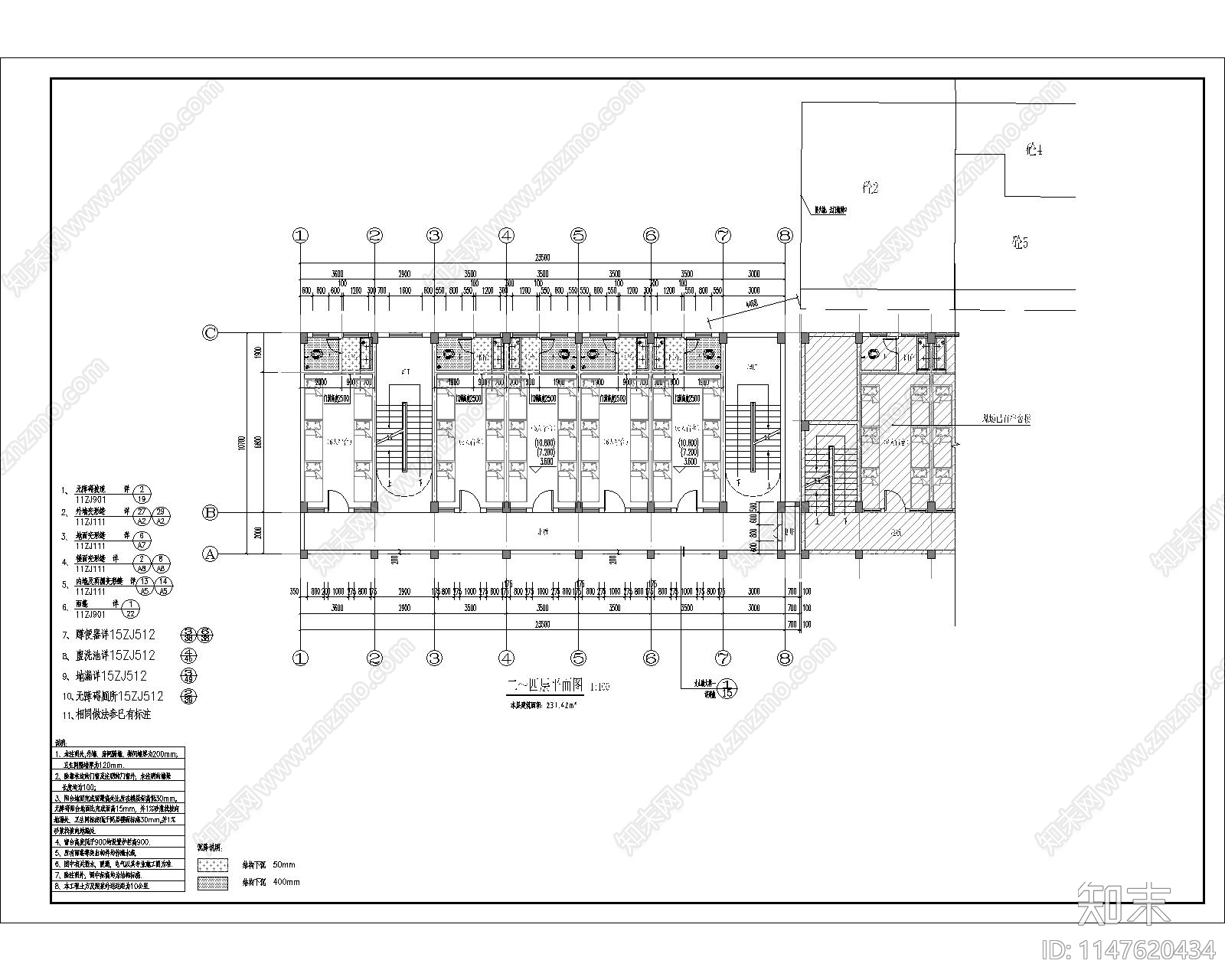 某中学新建首层学生饭堂及2cad施工图下载【ID:1147620434】