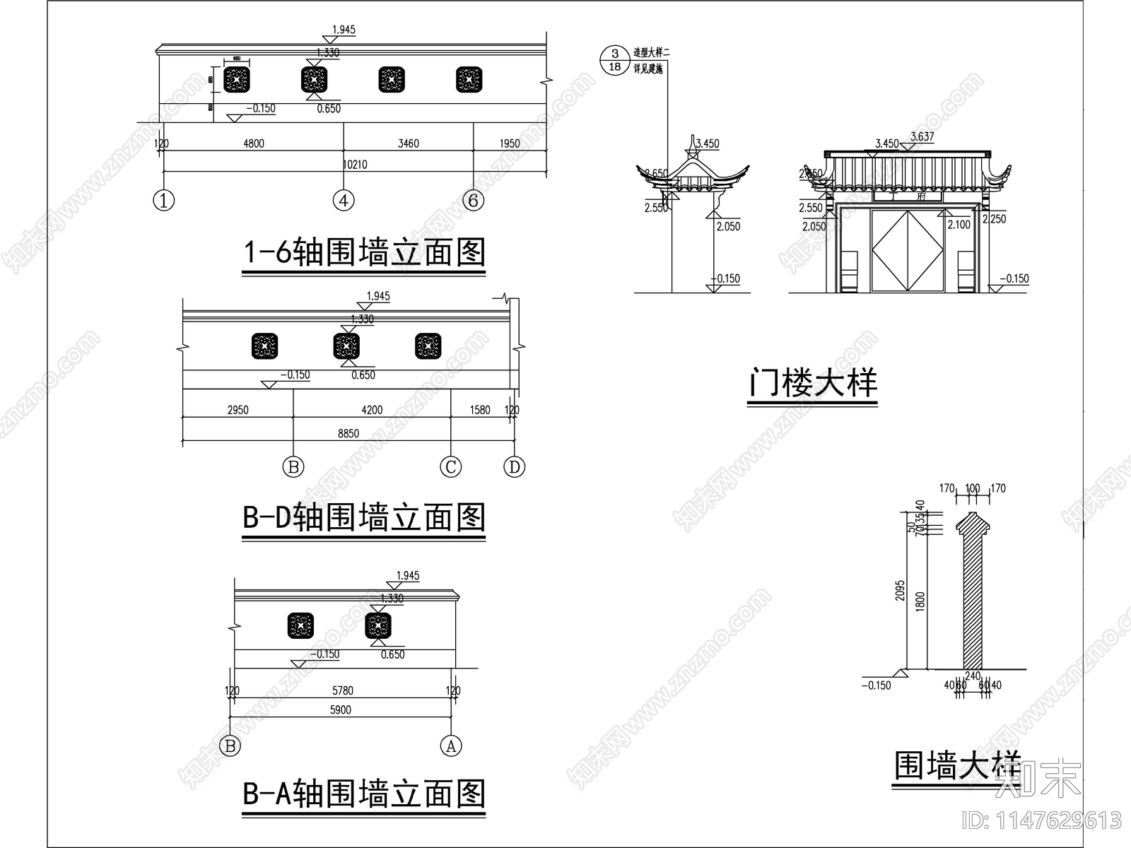 建施cad施工图下载【ID:1147629613】