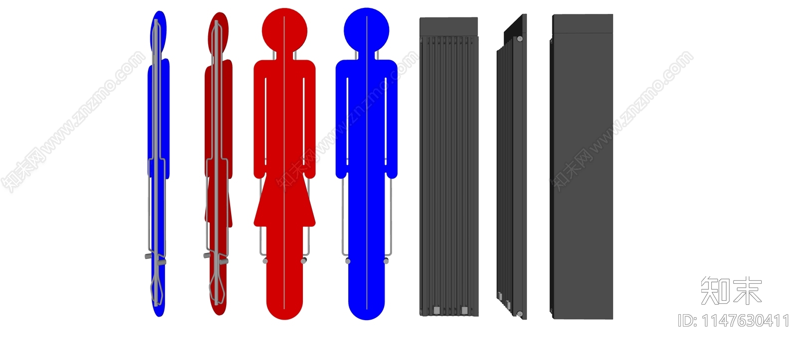 暖气片SU模型下载【ID:1147630411】