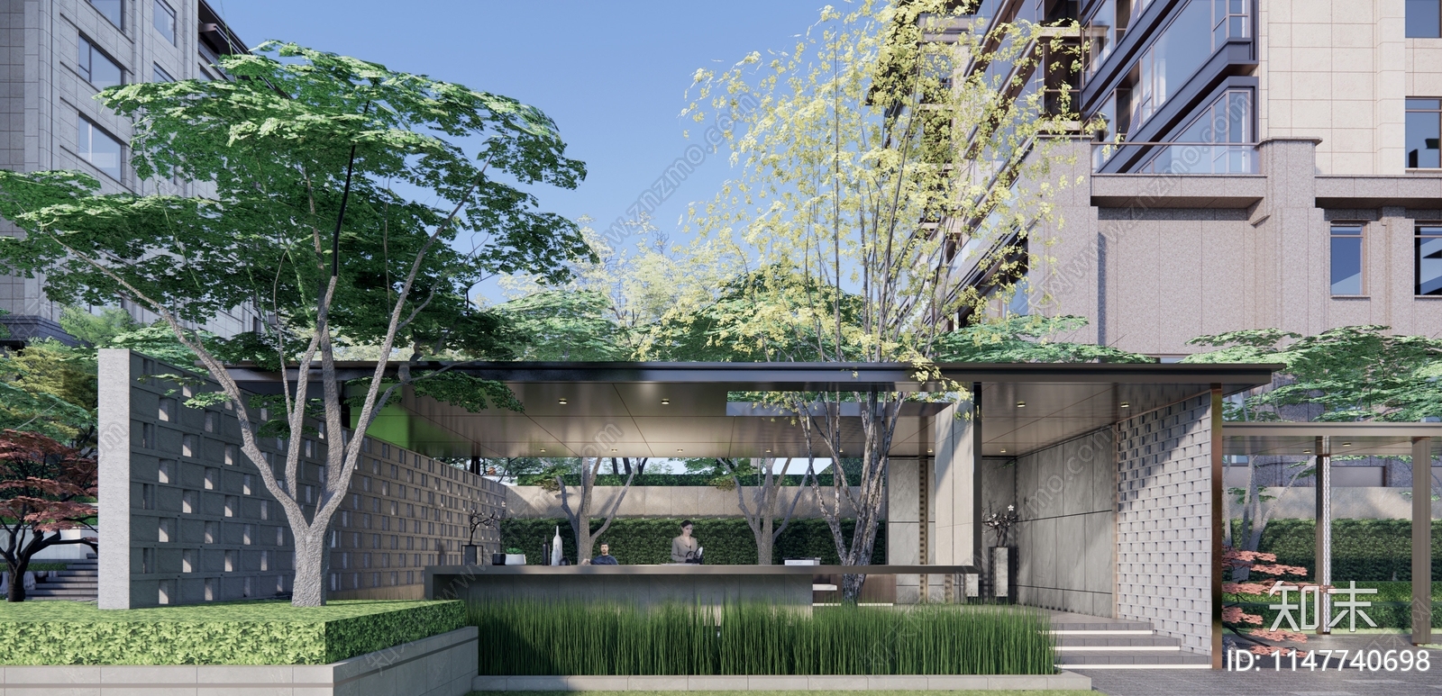 济南烟建柏悦府大区景观方案设计下载【ID:1147740698】_【知末方案文本库】