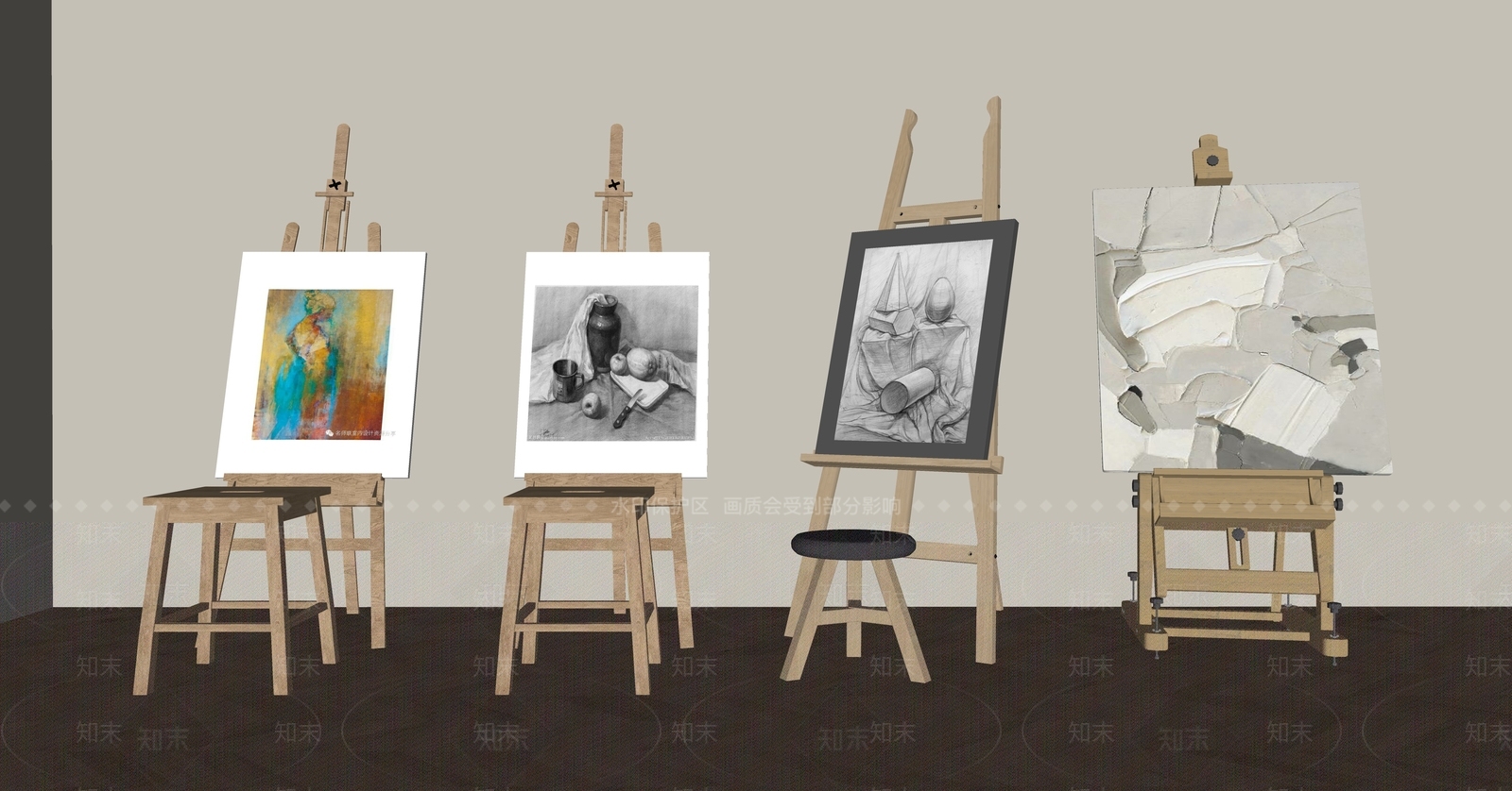 画具SU模型下载【ID:1147633334】